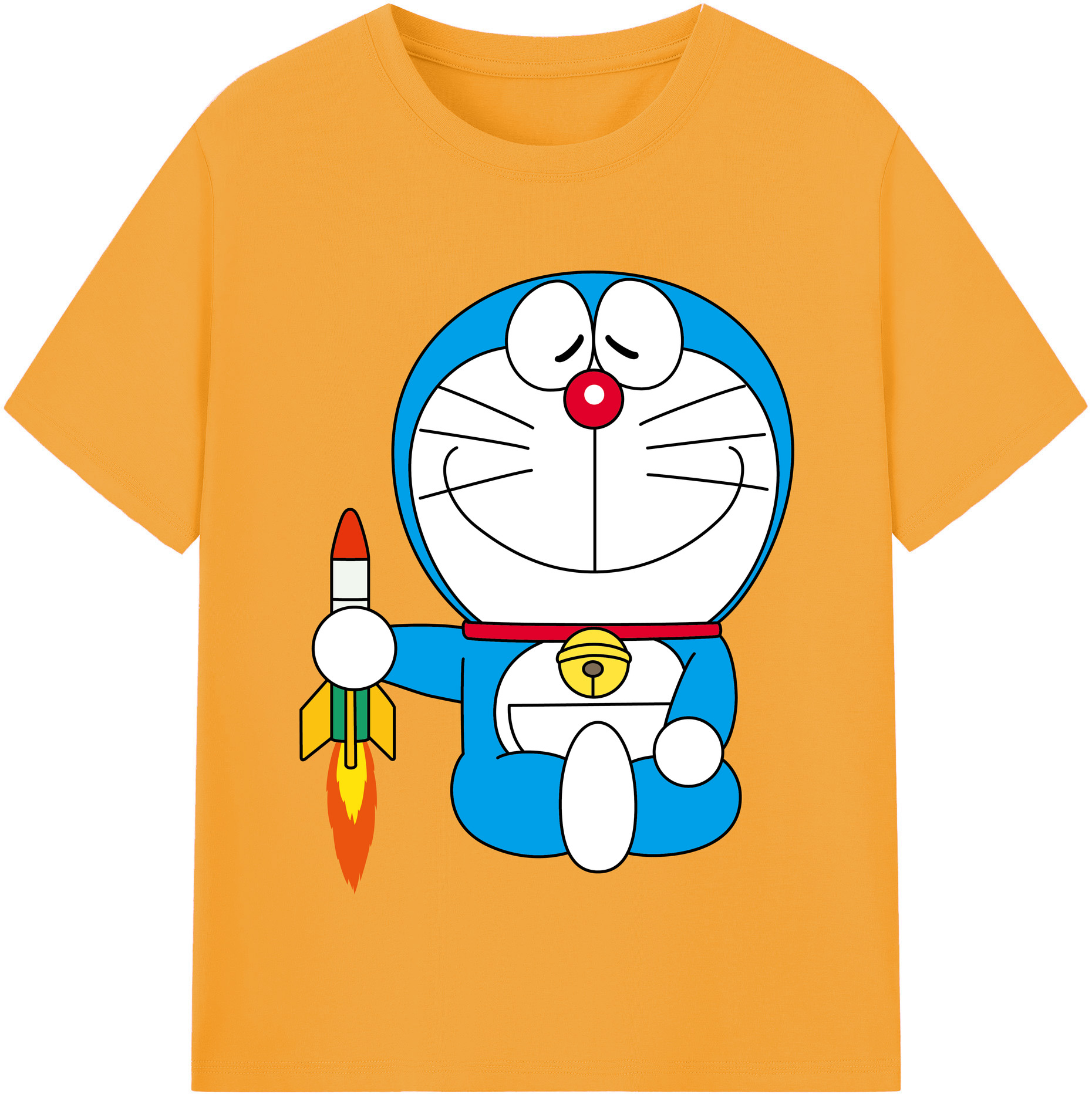（画像用） ドラえもん Doraemon レディースカジュアルプリントTシャツ（綿100％）