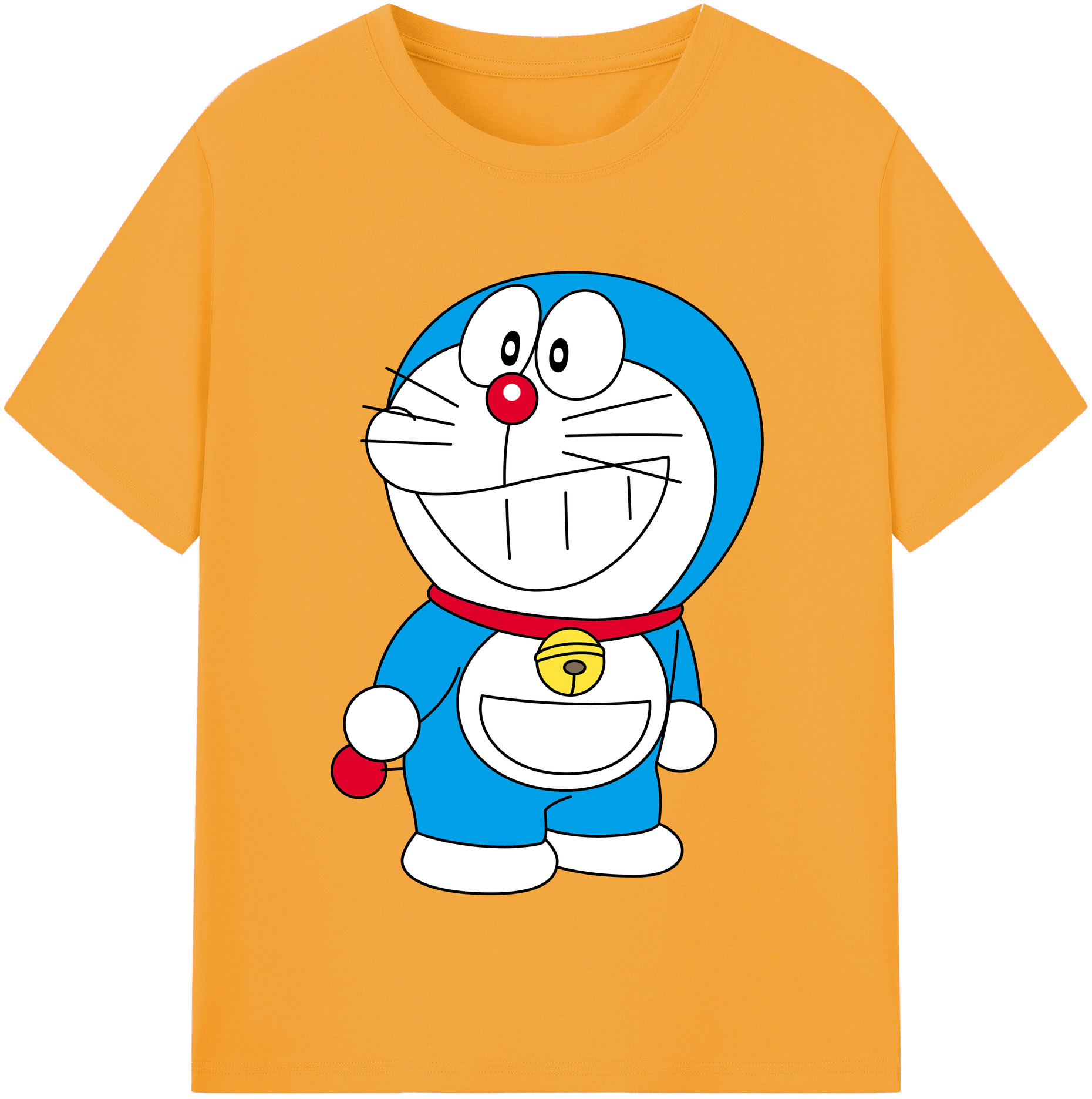（画像用） ドラえもん Doraemon レディースカジュアルプリントTシャツ（綿100％）