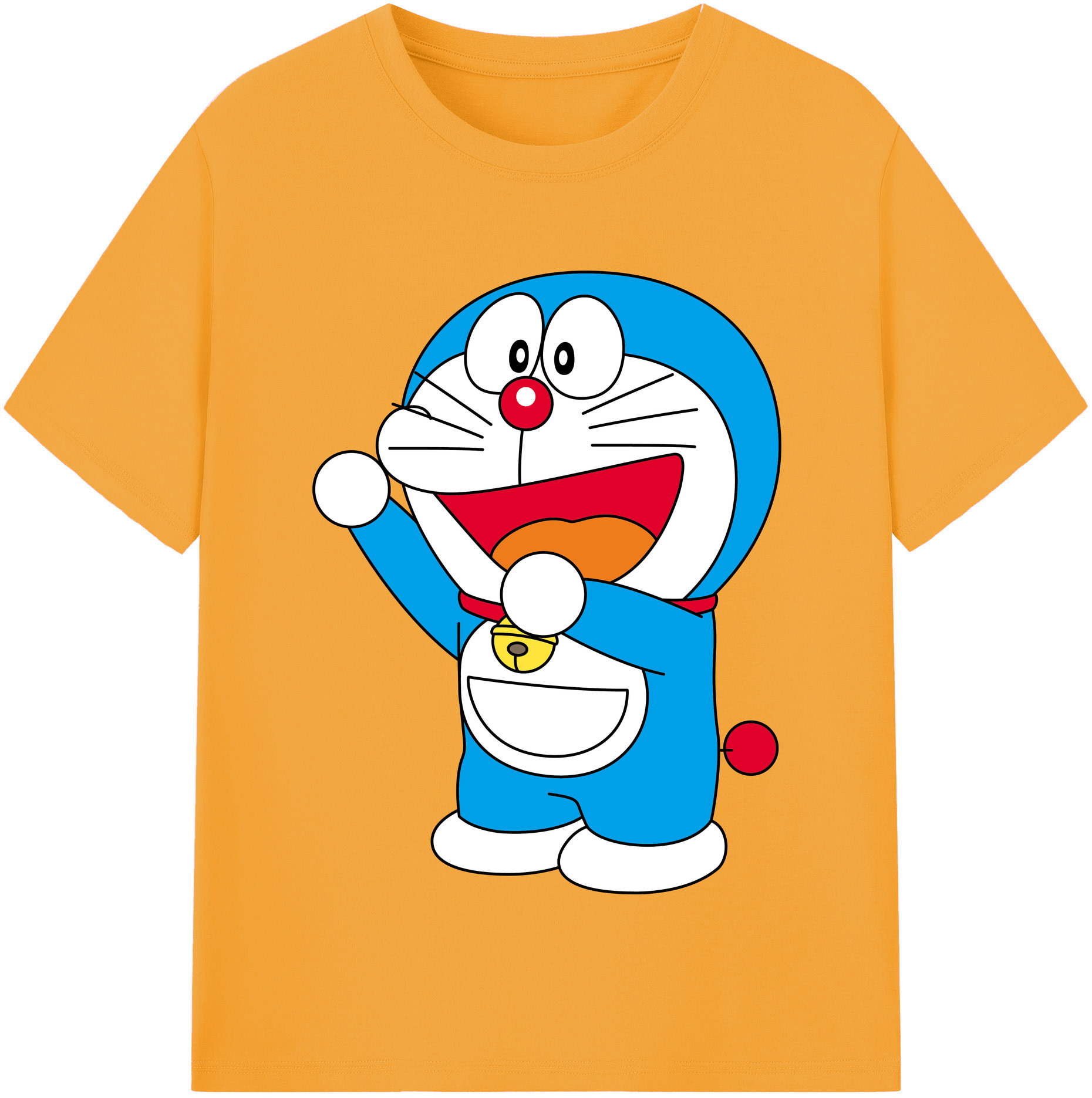 （画像用） ドラえもん Doraemon レディースカジュアルプリントTシャツ（綿100％）
