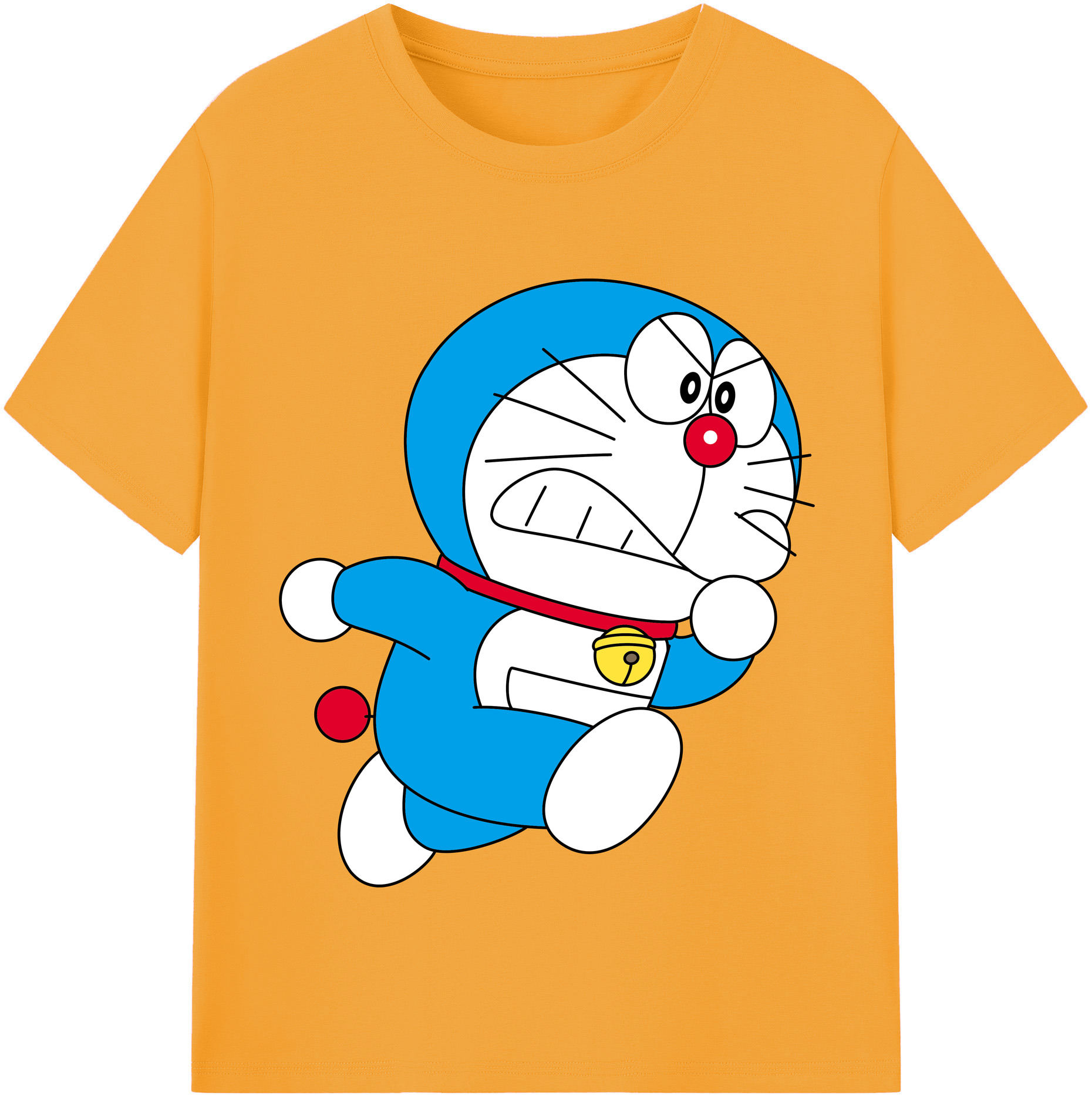 （画像用） ドラえもん Doraemon レディースカジュアルプリントTシャツ（綿100％）