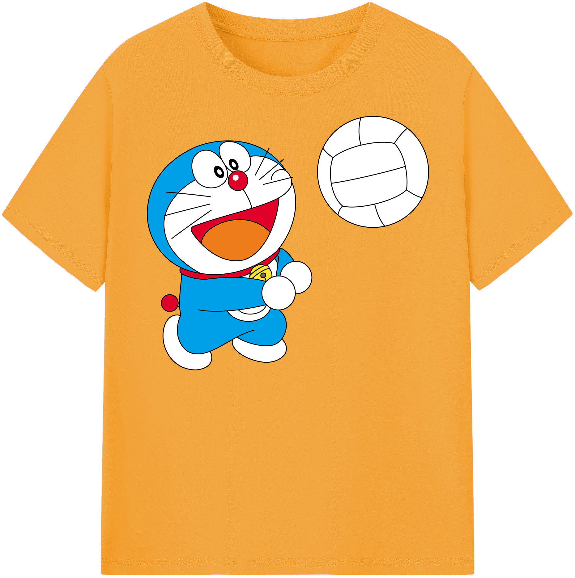 （画像用） ドラえもん Doraemon レディースカジュアルプリントTシャツ（綿100％）