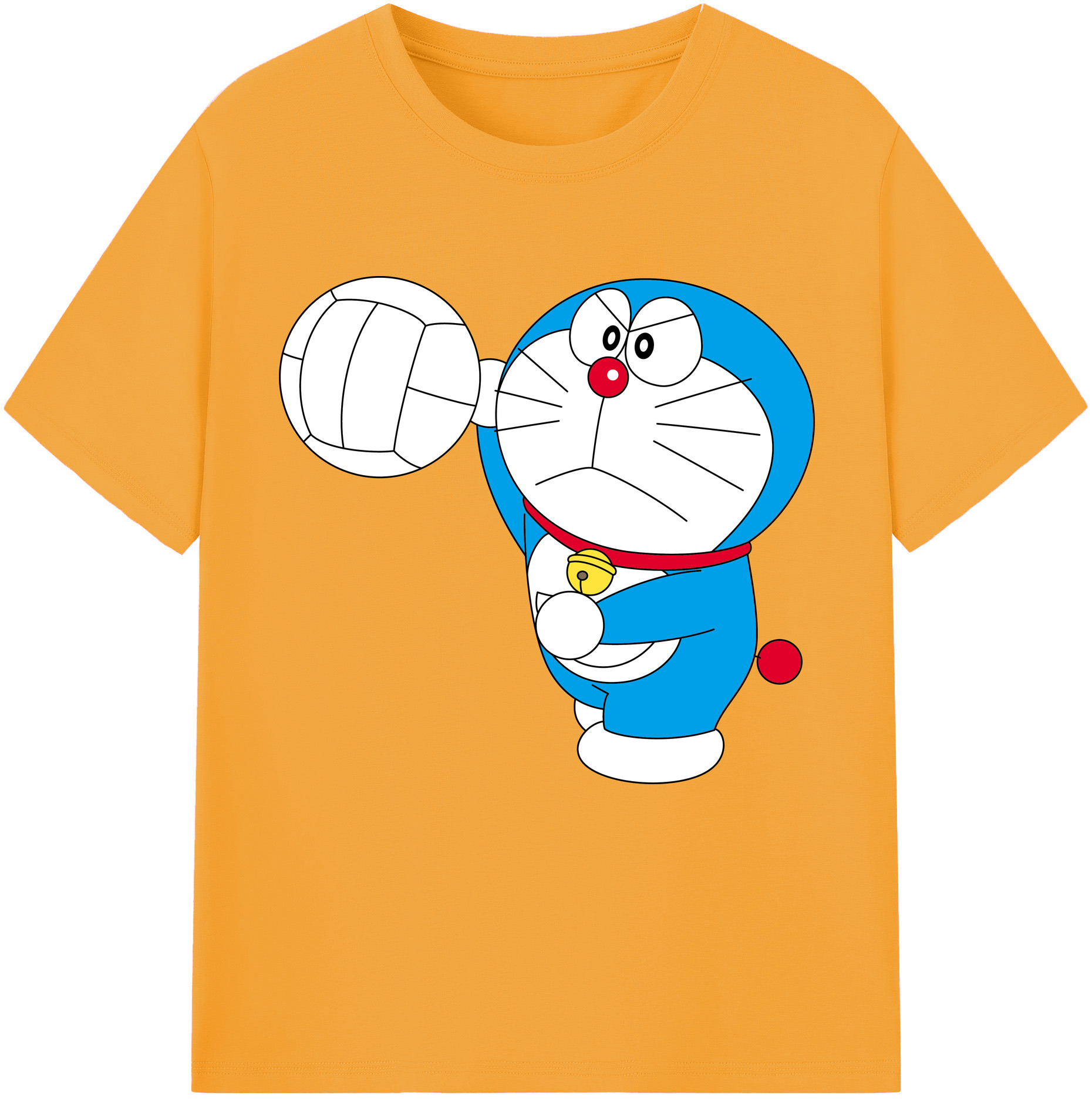 （画像用） ドラえもん Doraemon レディースカジュアルプリントTシャツ（綿100％）