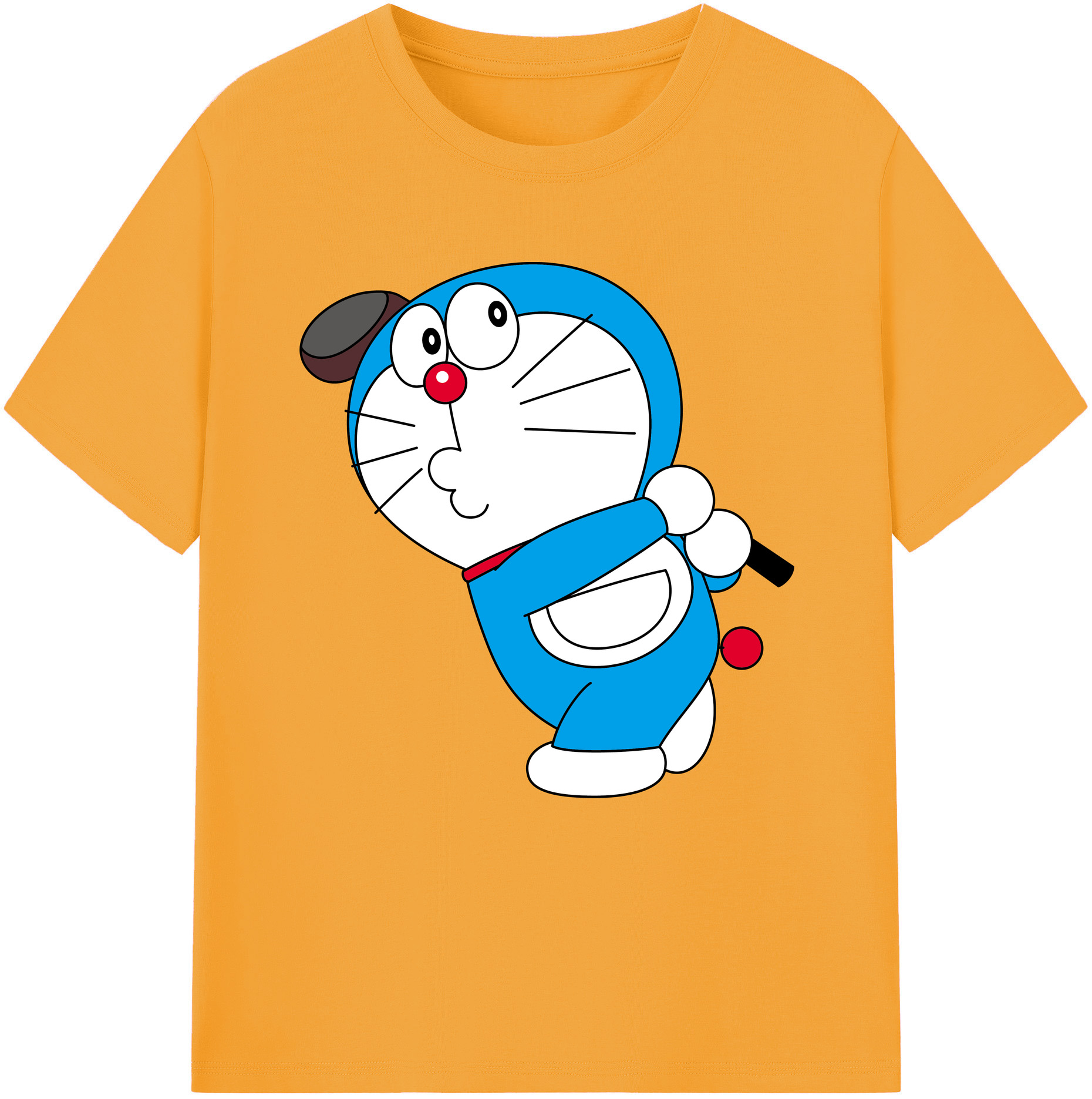 （画像用） ドラえもん Doraemon レディースカジュアルプリントTシャツ（綿100％）