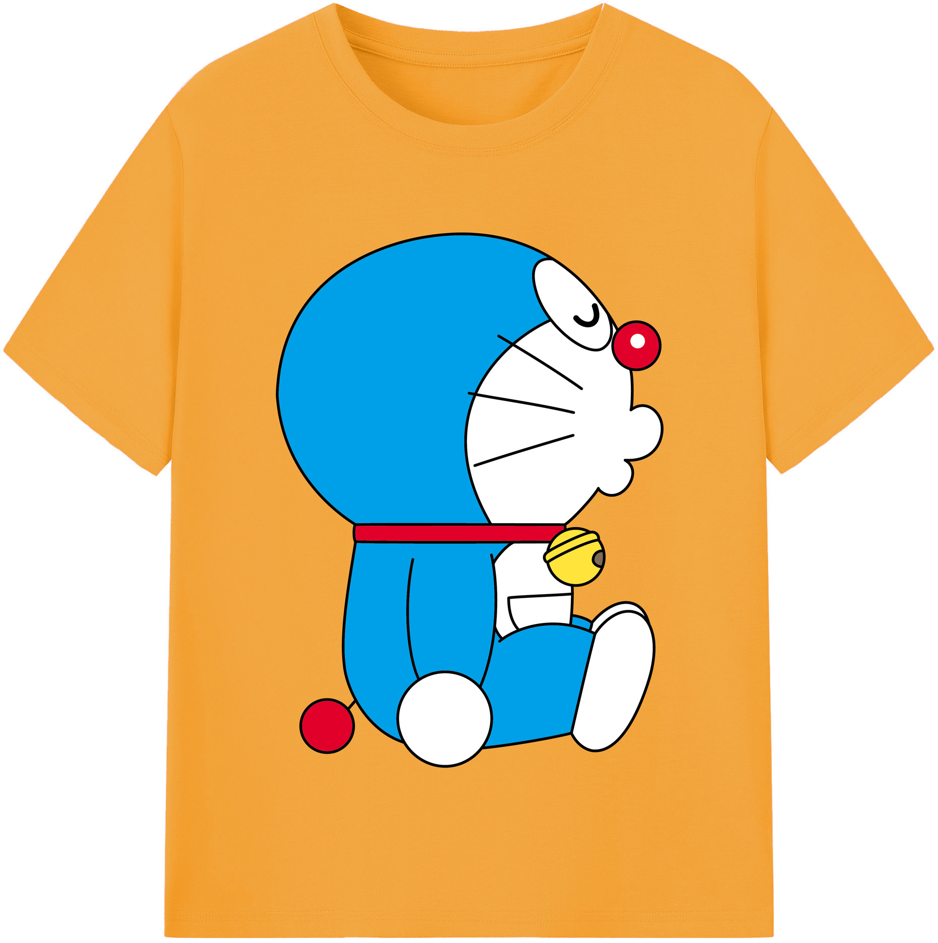 （画像用） ドラえもん Doraemon レディースカジュアルプリントTシャツ（綿100％）