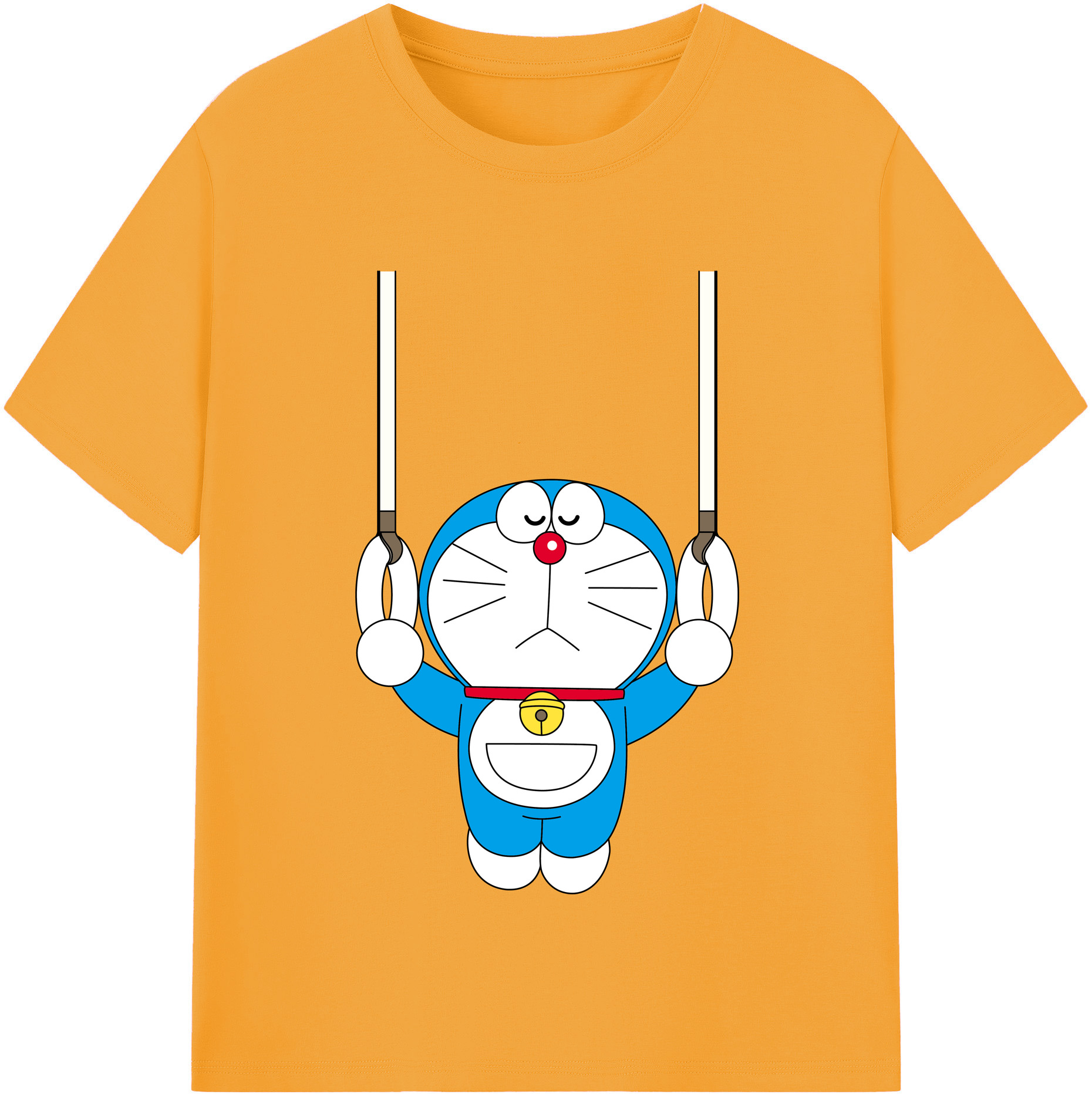 （画像用） ドラえもん Doraemon レディースカジュアルプリントTシャツ（綿100％）