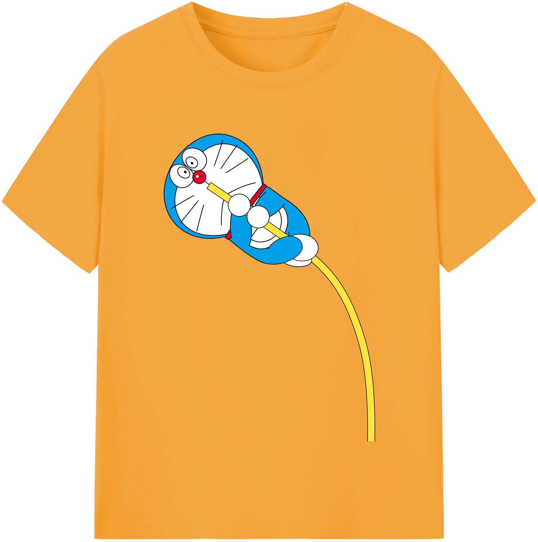 （画像用） ドラえもん Doraemon レディースカジュアルプリントTシャツ（綿100％）