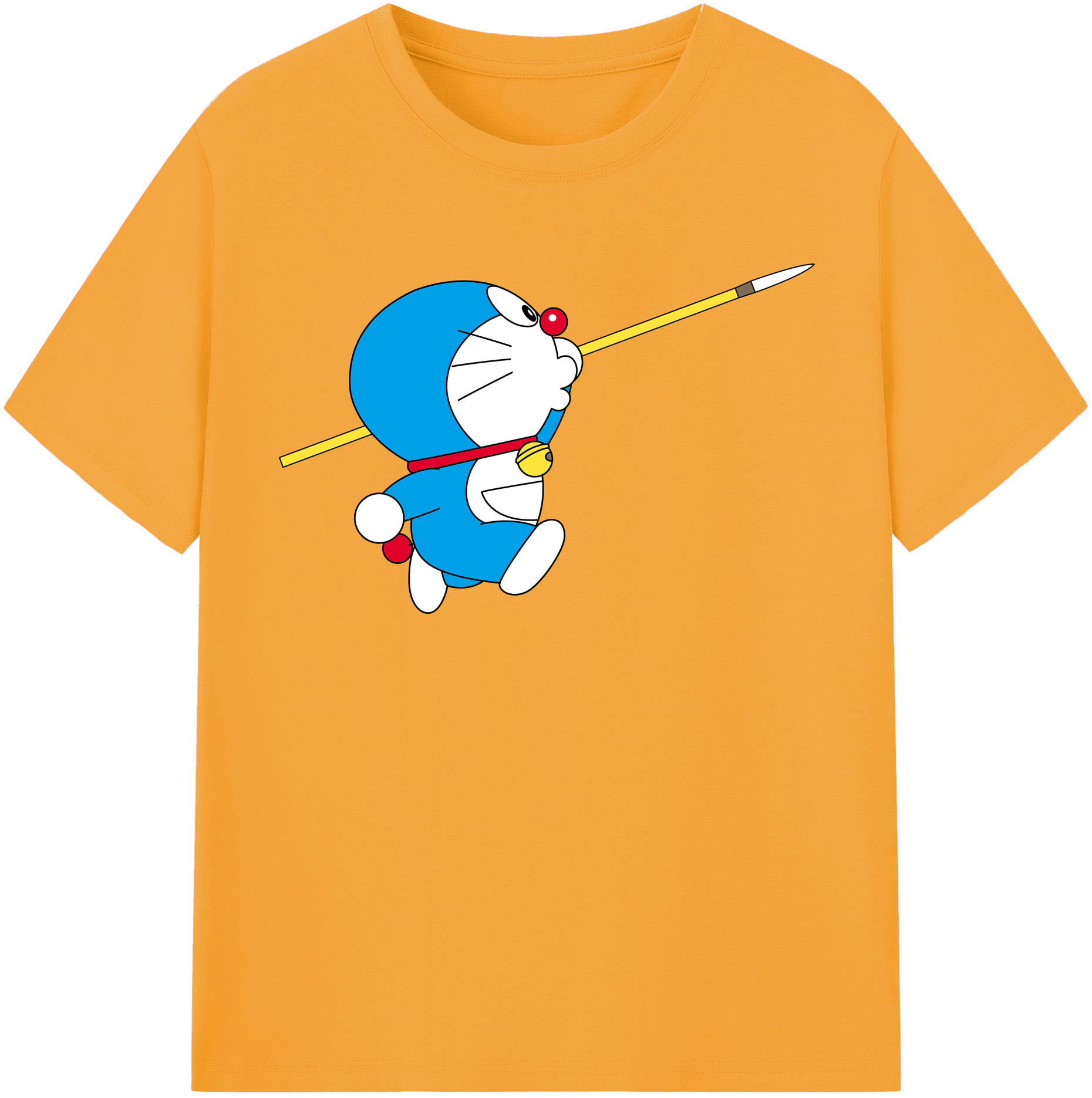 （画像用） ドラえもん Doraemon レディースカジュアルプリントTシャツ（綿100％）