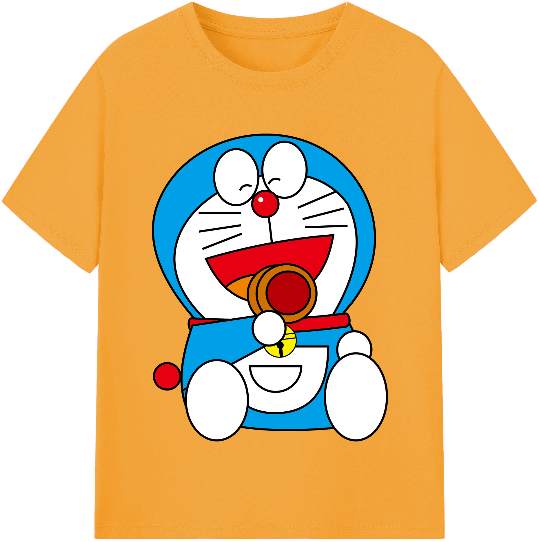 （画像用） ドラえもん Doraemon レディースカジュアルプリントTシャツ（綿100％）