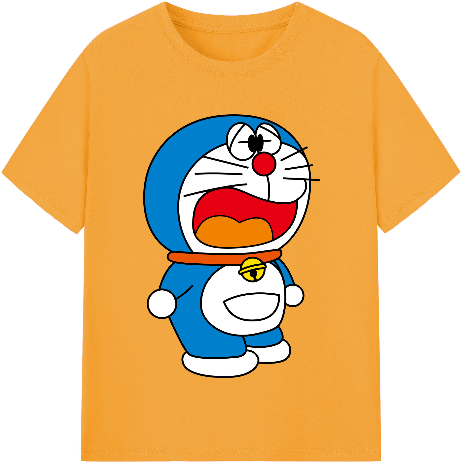 （画像用） ドラえもん Doraemon レディースカジュアルプリントTシャツ（綿100％）