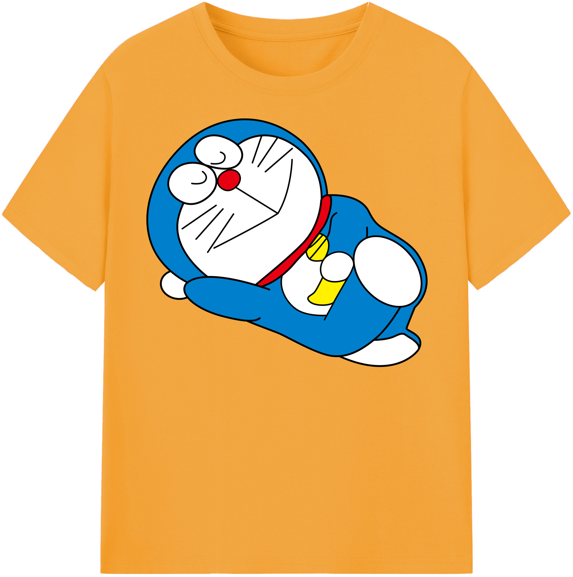 （画像用） ドラえもん Doraemon レディースカジュアルプリントTシャツ（綿100％）