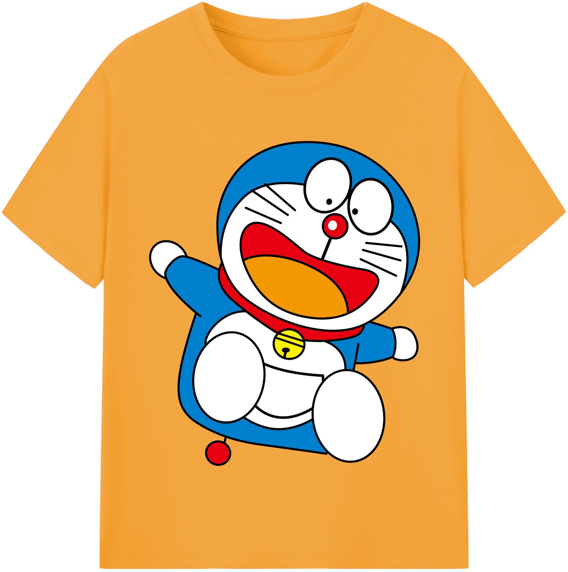 （画像用） ドラえもん Doraemon レディースカジュアルプリントTシャツ（綿100％）