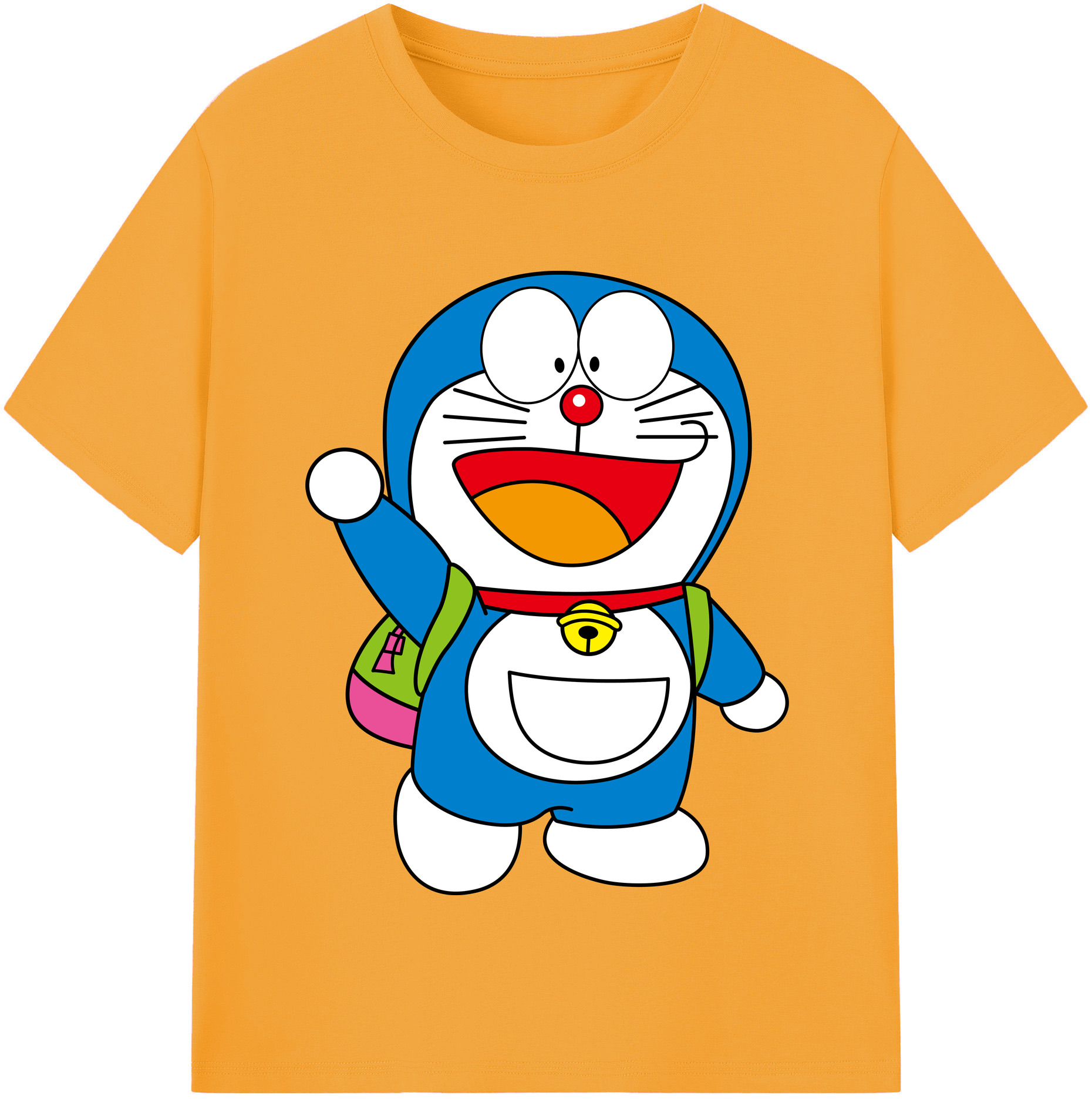 （画像用） ドラえもん Doraemon レディースカジュアルプリントTシャツ（綿100％）