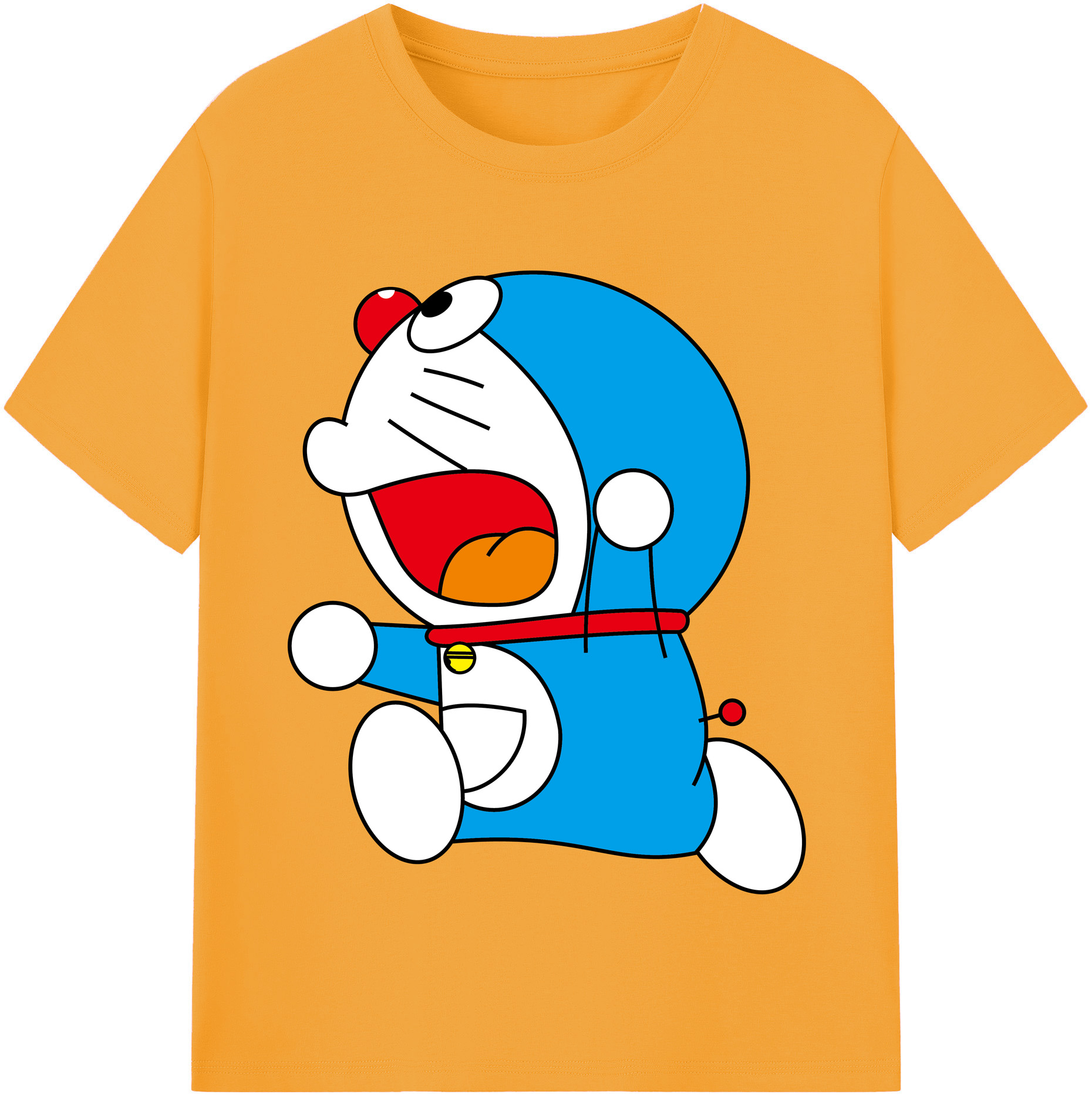 （画像用） ドラえもん Doraemon レディースカジュアルプリントTシャツ（綿100％）