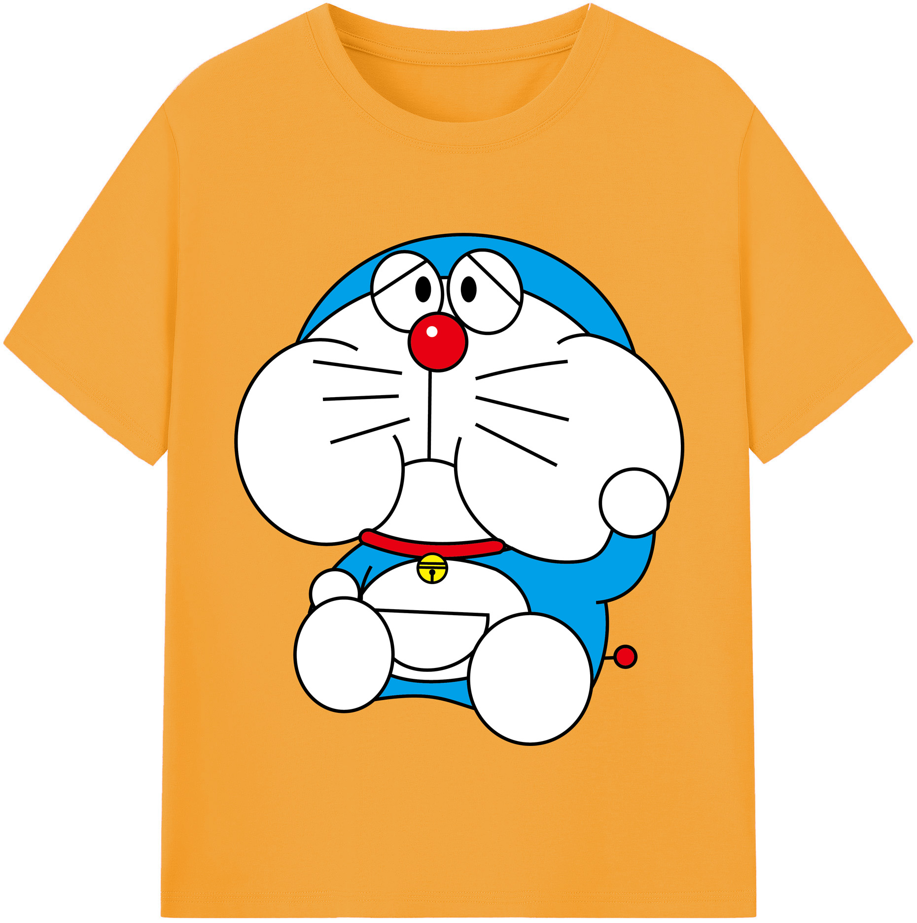 （画像用） ドラえもん Doraemon レディースカジュアルプリントTシャツ（綿100％）