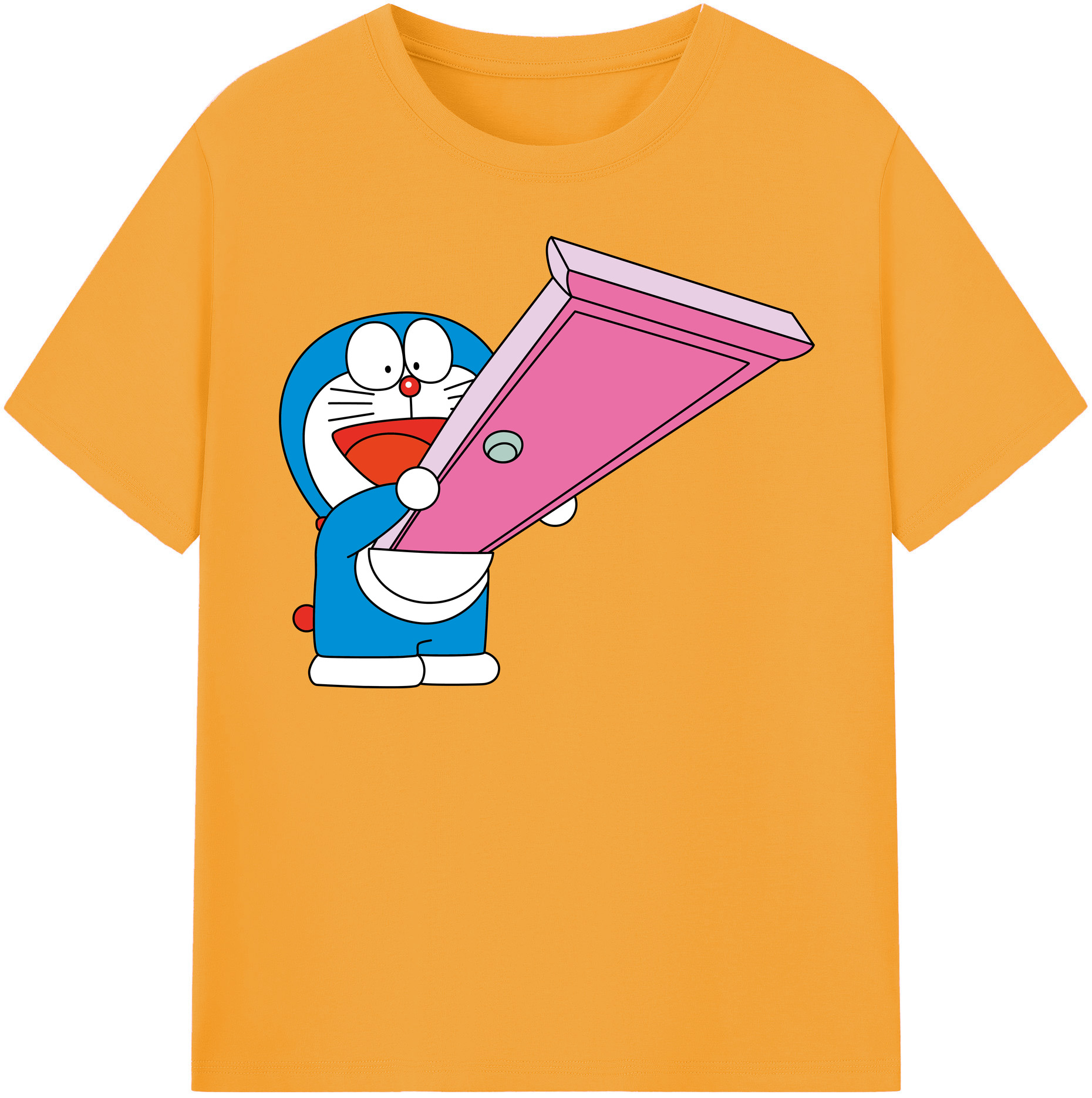 （画像用） ドラえもん Doraemon レディースカジュアルプリントTシャツ（綿100％）