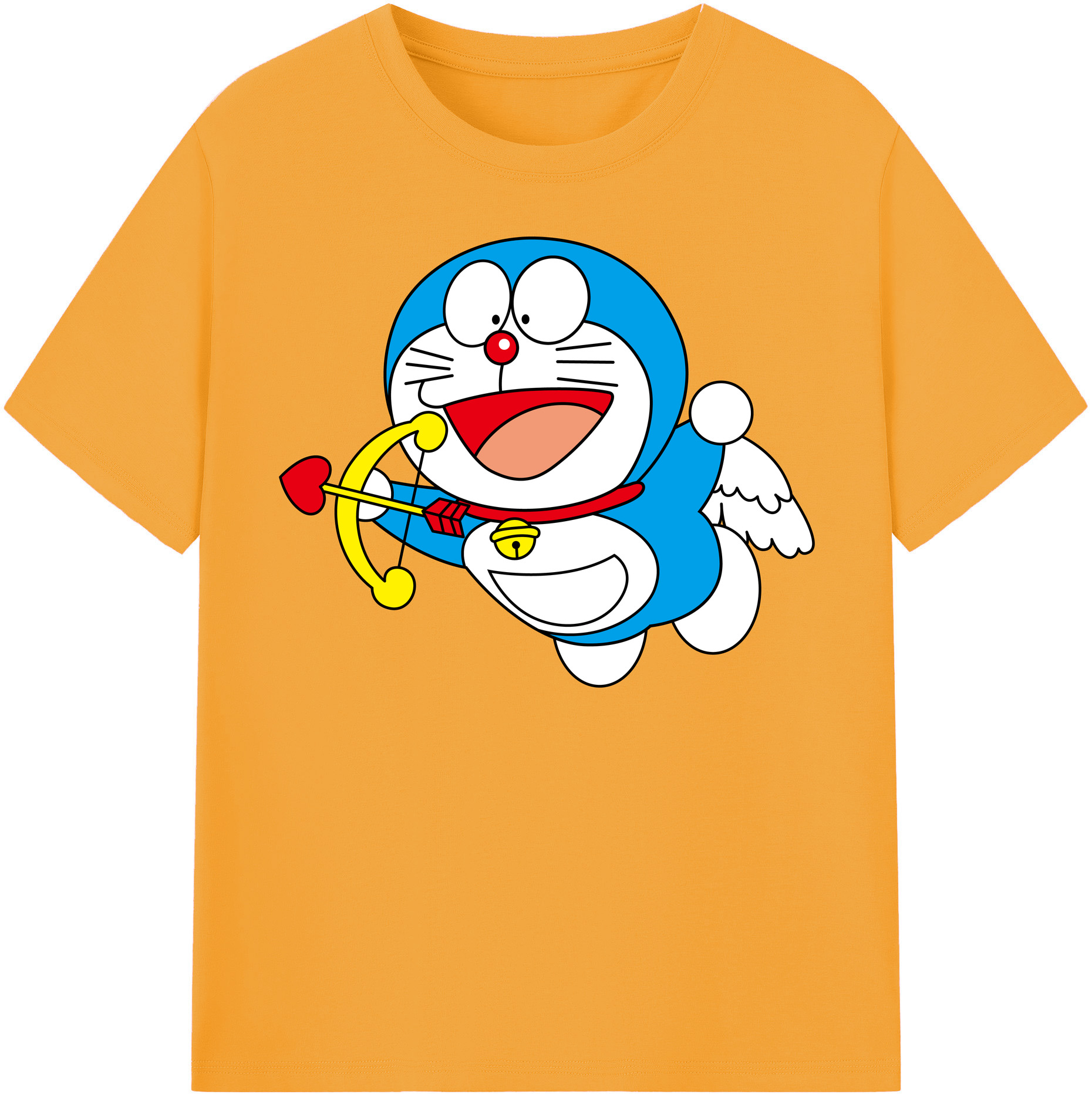 （画像用） ドラえもん Doraemon レディースカジュアルプリントTシャツ（綿100％）