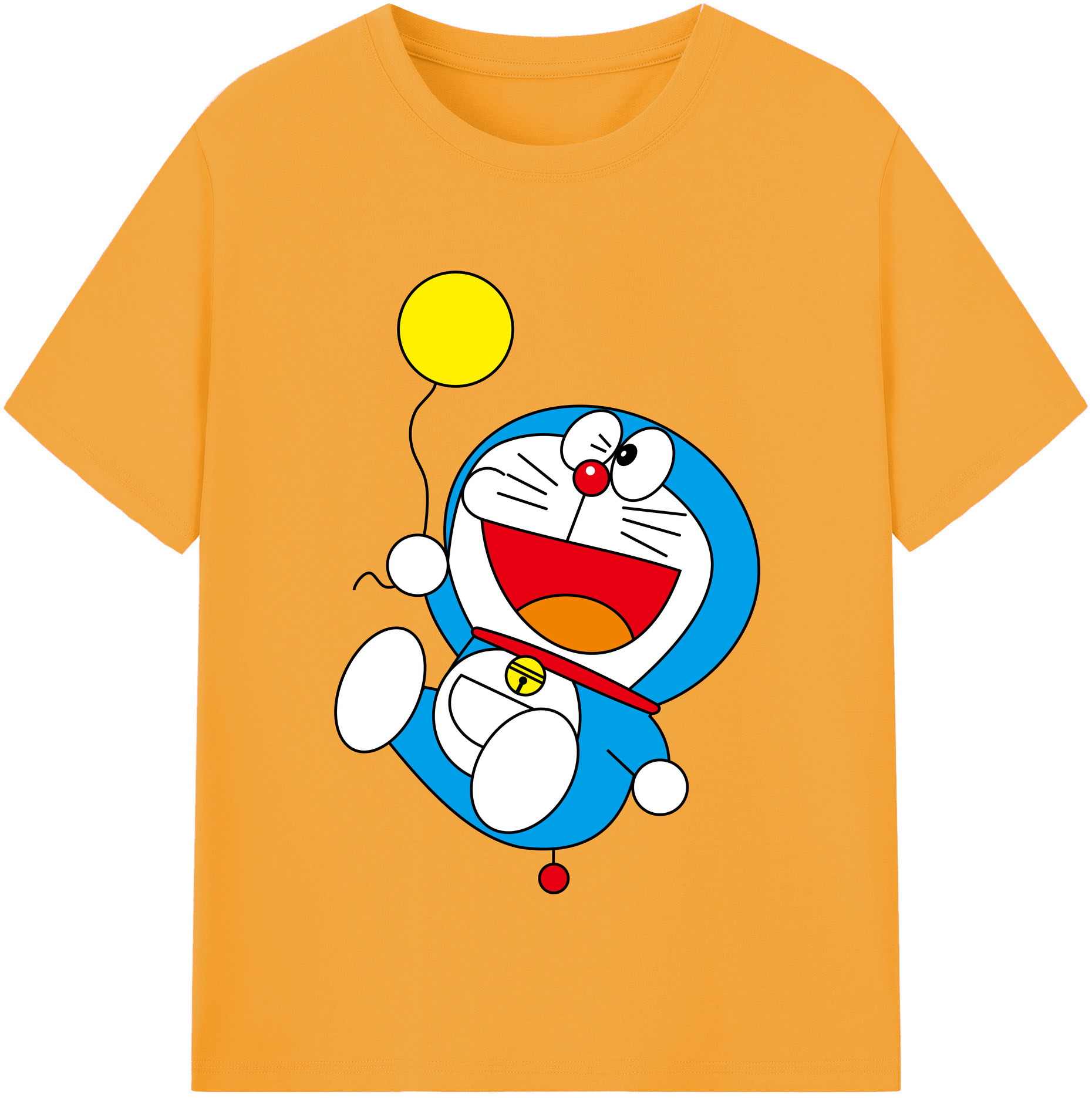 （画像用） ドラえもん Doraemon レディースカジュアルプリントTシャツ（綿100％）