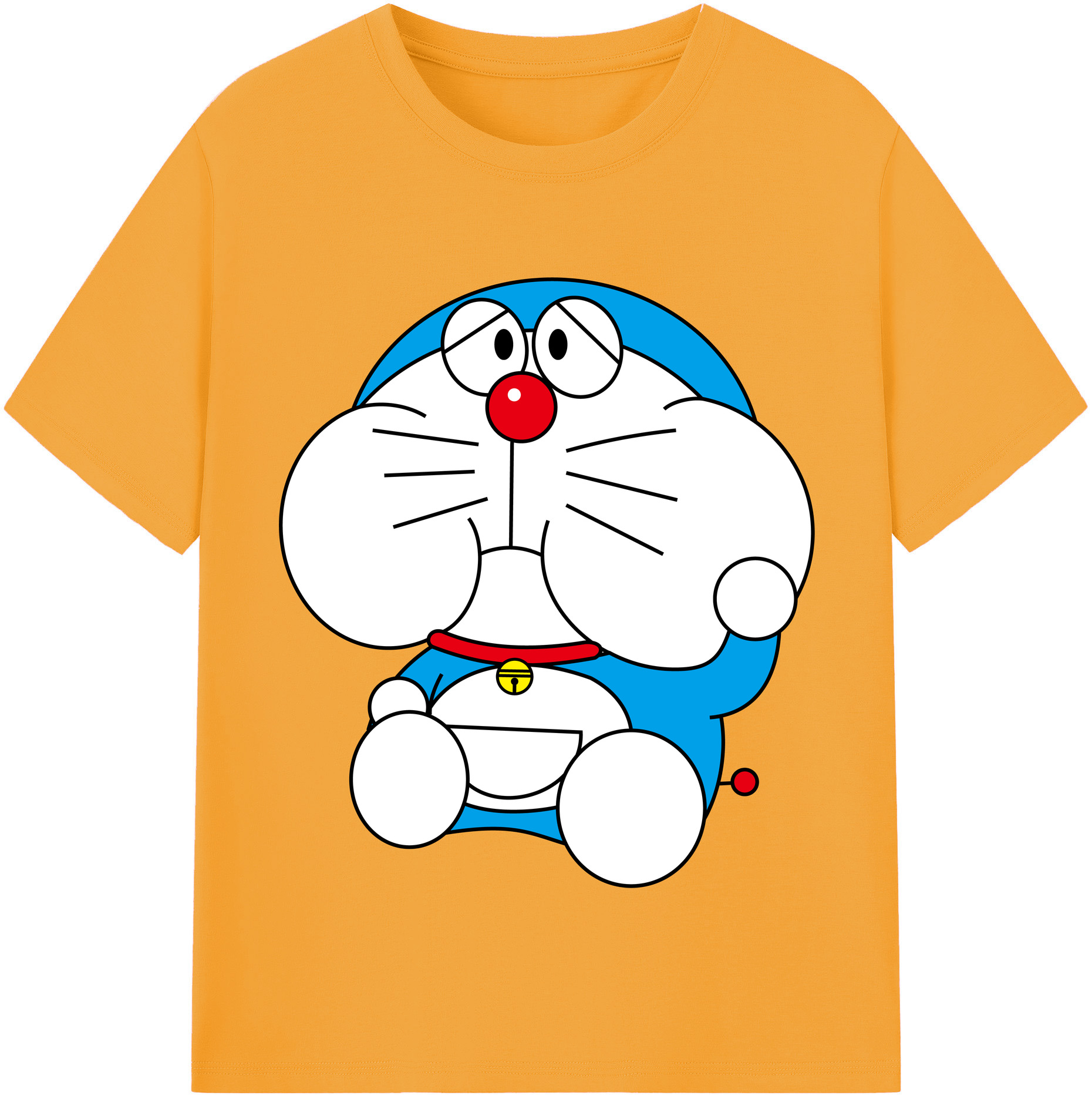 （画像用） ドラえもん Doraemon レディースカジュアルプリントTシャツ（綿100％）