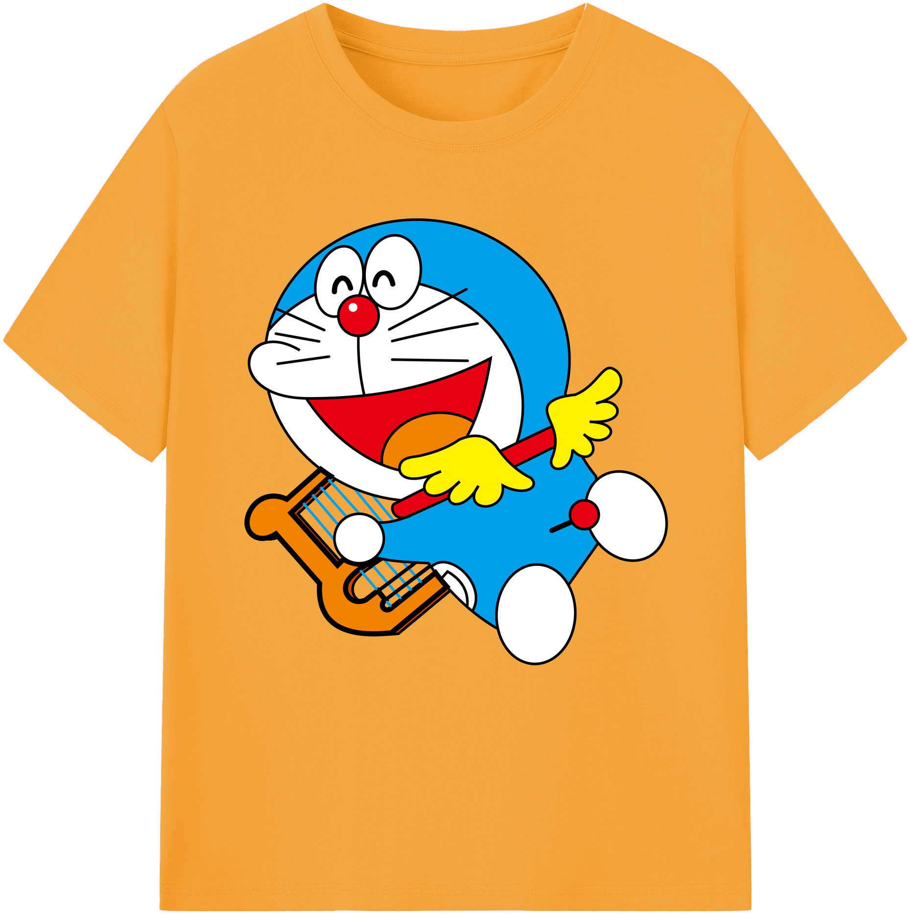 （画像用） ドラえもん Doraemon レディースカジュアルプリントTシャツ（綿100％）