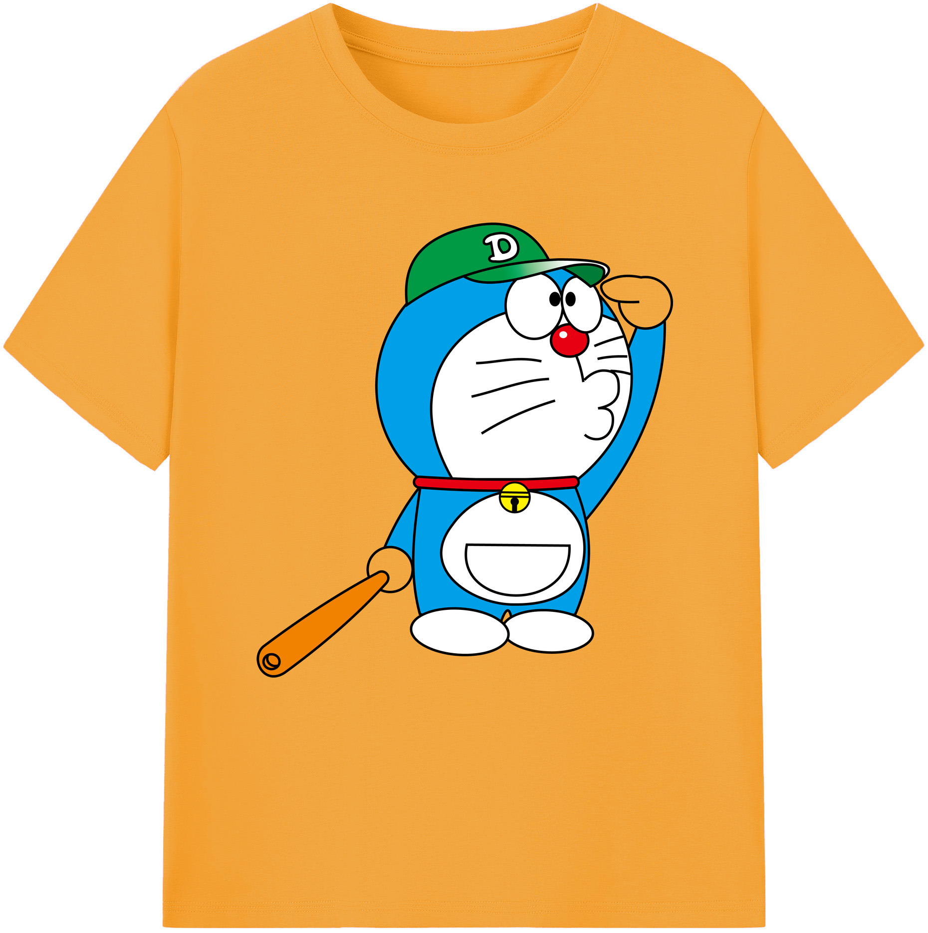 （画像用） ドラえもん Doraemon レディースカジュアルプリントTシャツ（綿100％）