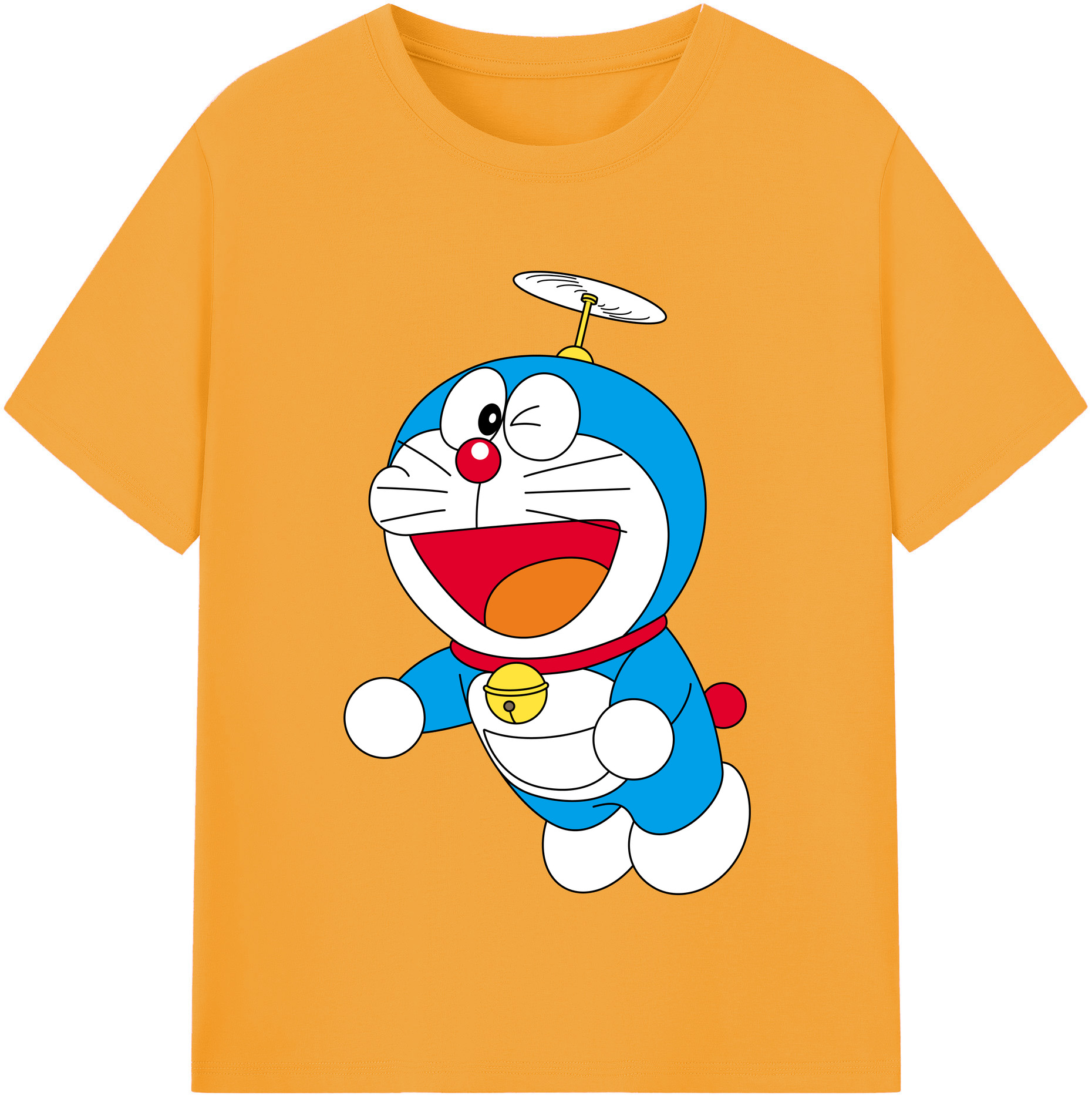 （画像用） ドラえもん Doraemon レディースカジュアルプリントTシャツ（綿100％）