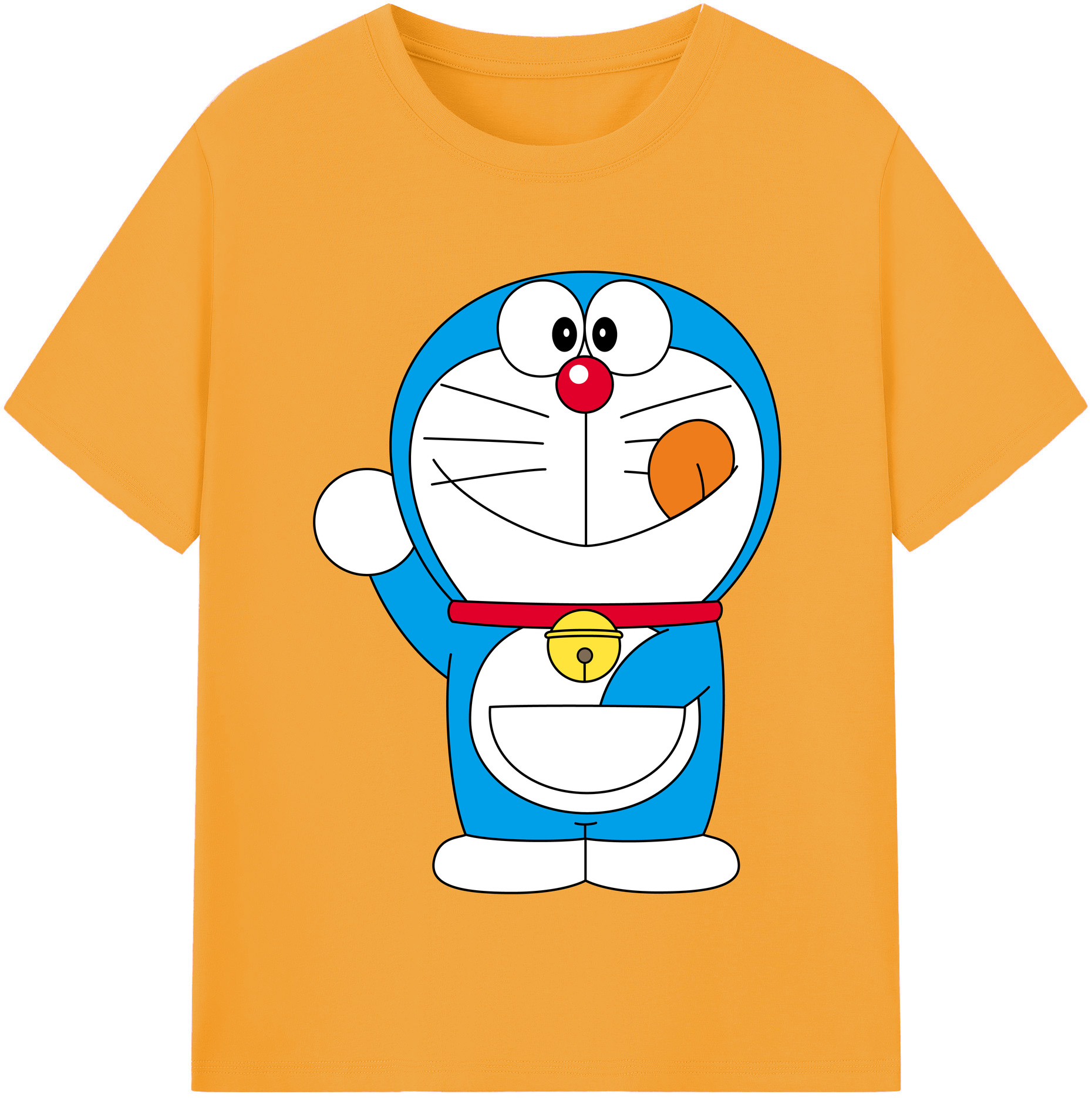 （画像用） ドラえもん Doraemon レディースカジュアルプリントTシャツ（綿100％）