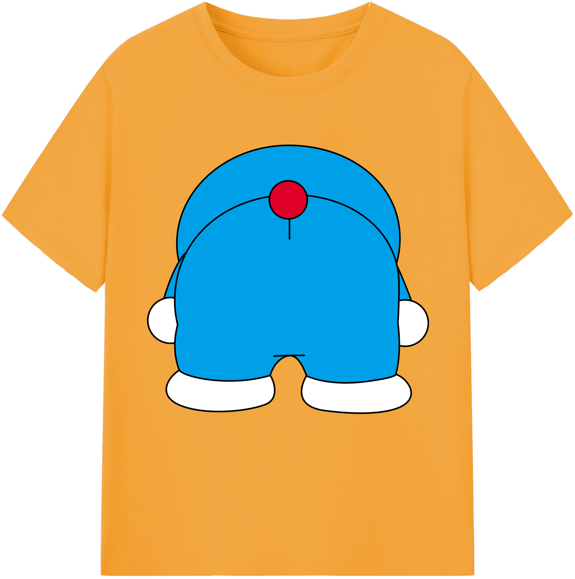 （画像用） ドラえもん Doraemon レディースカジュアルプリントTシャツ（綿100％）
