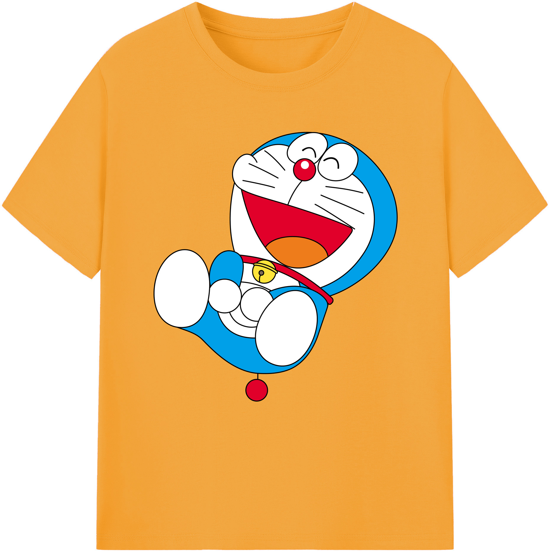 （画像用） ドラえもん Doraemon レディースカジュアルプリントTシャツ（綿100％）