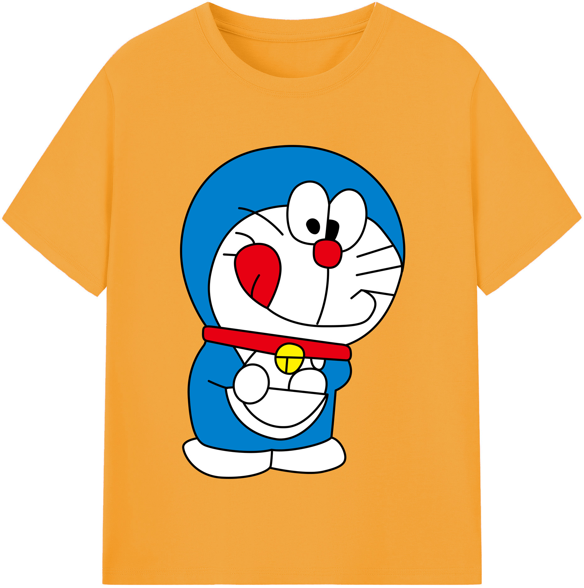 （画像用） ドラえもん Doraemon レディースカジュアルプリントTシャツ（綿100％）