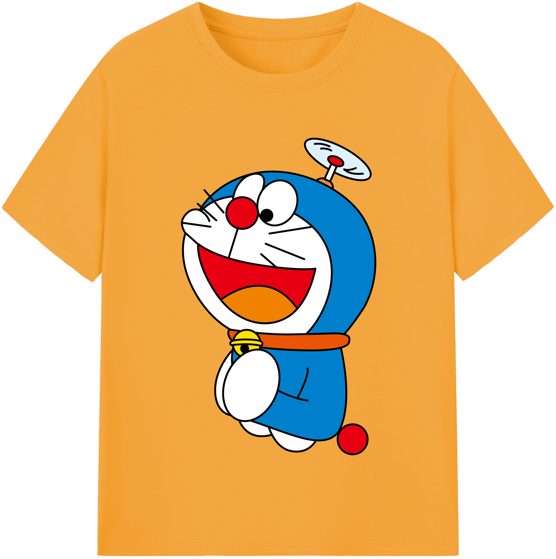 （画像用） ドラえもん Doraemon レディースカジュアルプリントTシャツ（綿100％）