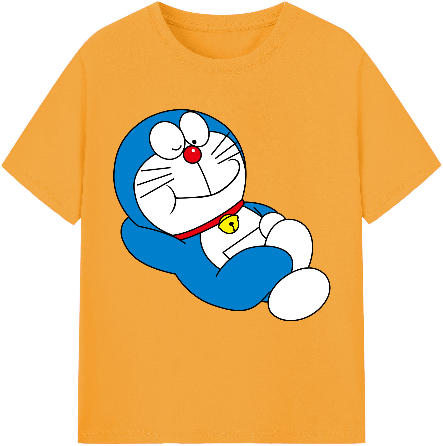 （画像用） ドラえもん Doraemon レディースカジュアルプリントTシャツ（綿100％）