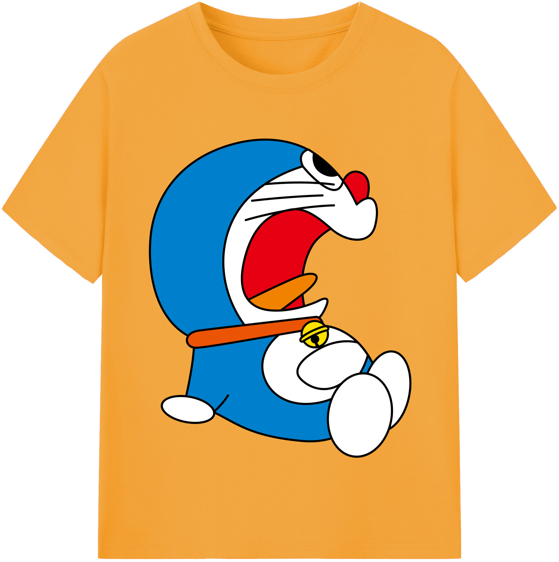 （画像用） ドラえもん Doraemon レディースカジュアルプリントTシャツ（綿100％）