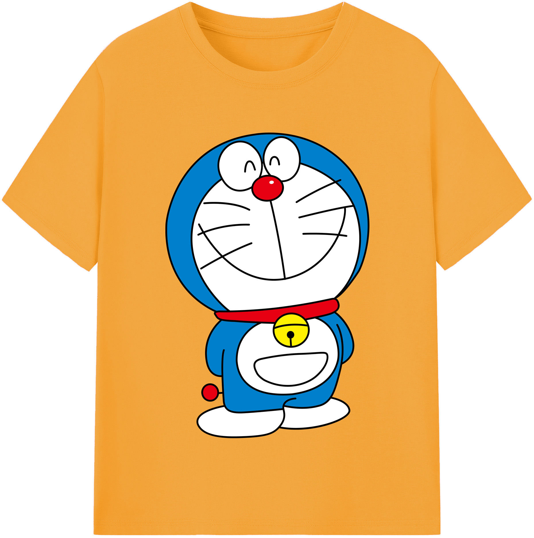 （画像用） ドラえもん Doraemon レディースカジュアルプリントTシャツ（綿100％）