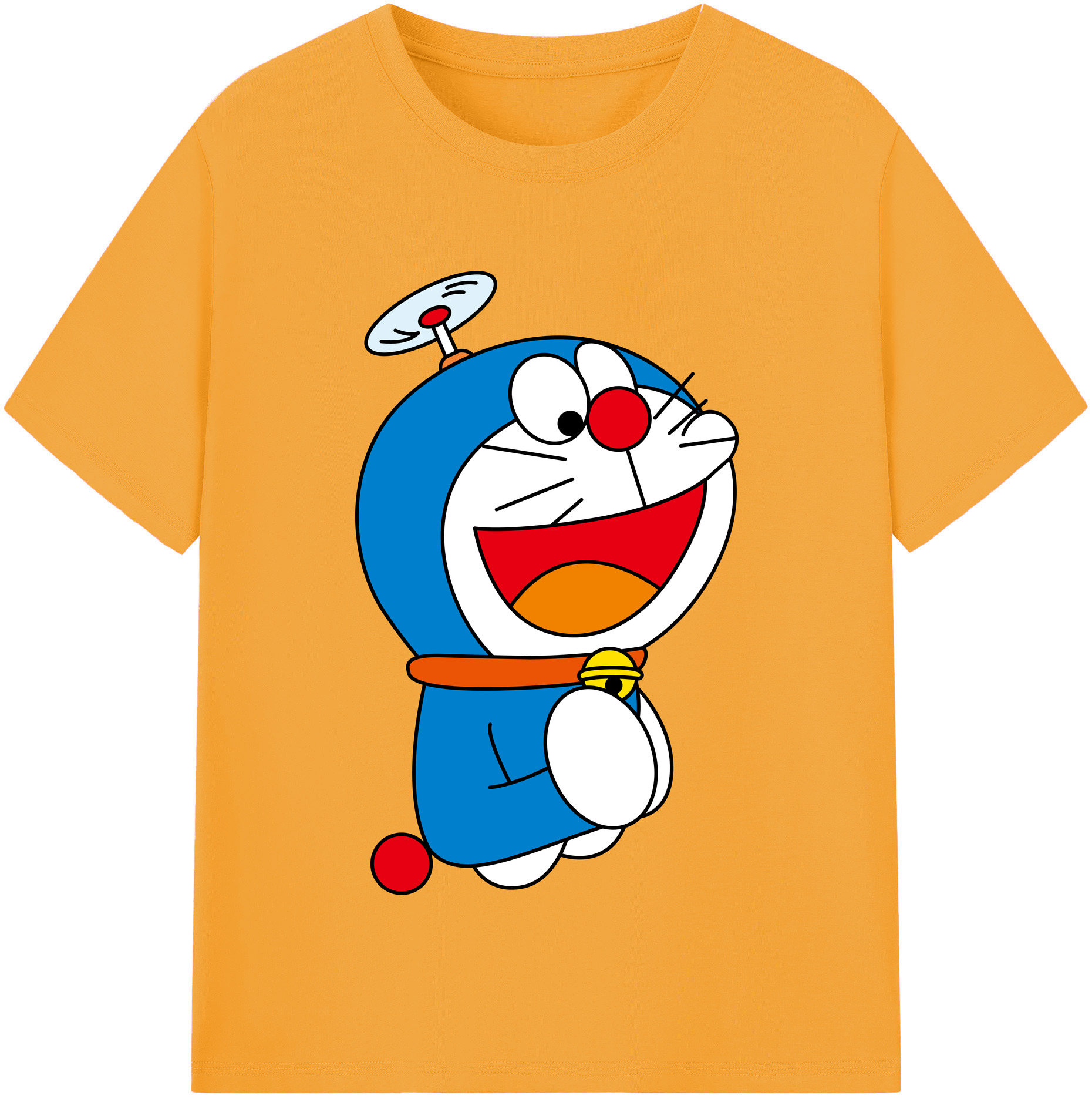 （画像用） ドラえもん Doraemon レディースカジュアルプリントTシャツ（綿100％）