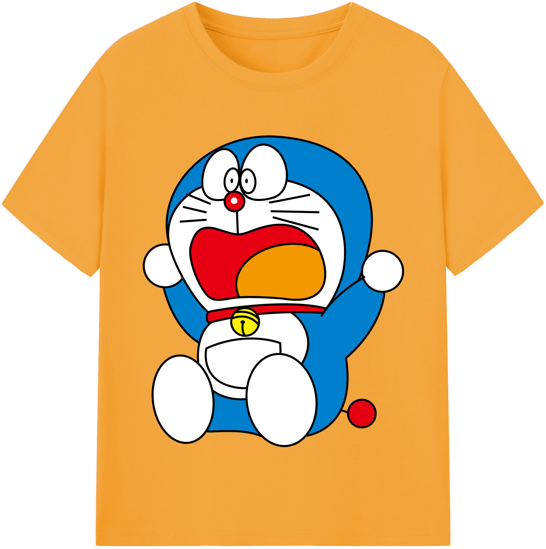 （画像用） ドラえもん Doraemon レディースカジュアルプリントTシャツ（綿100％）