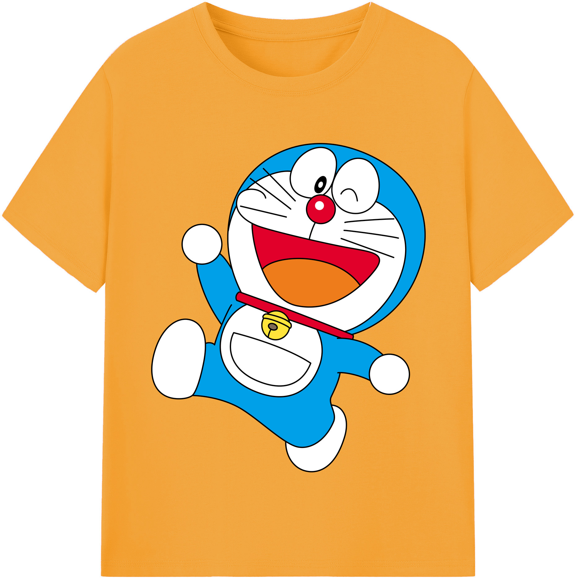 （画像用） ドラえもん Doraemon レディースカジュアルプリントTシャツ（綿100％）