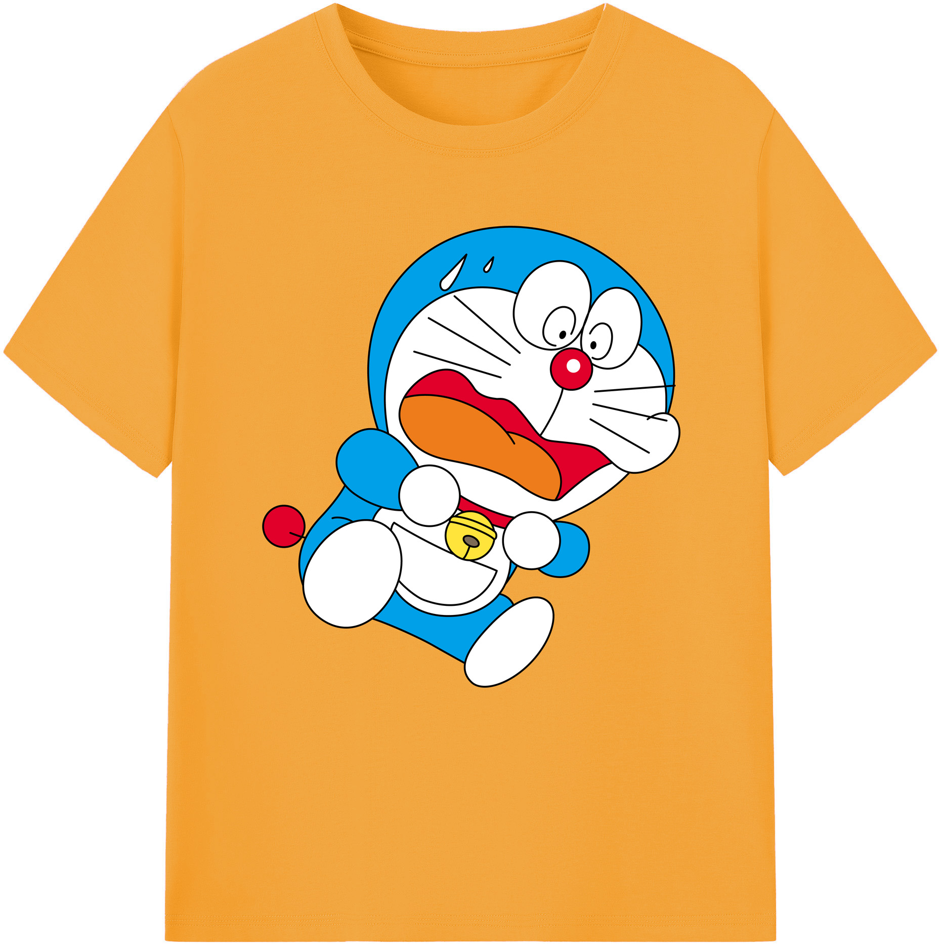 （画像用） ドラえもん Doraemon レディースカジュアルプリントTシャツ（綿100％）