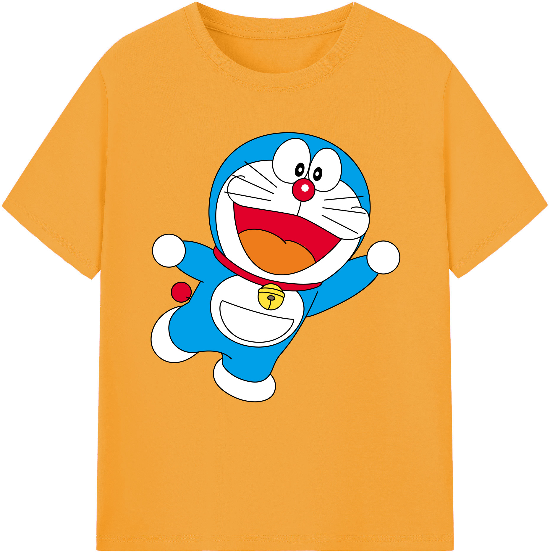 （画像用） ドラえもん Doraemon レディースカジュアルプリントTシャツ（綿100％）