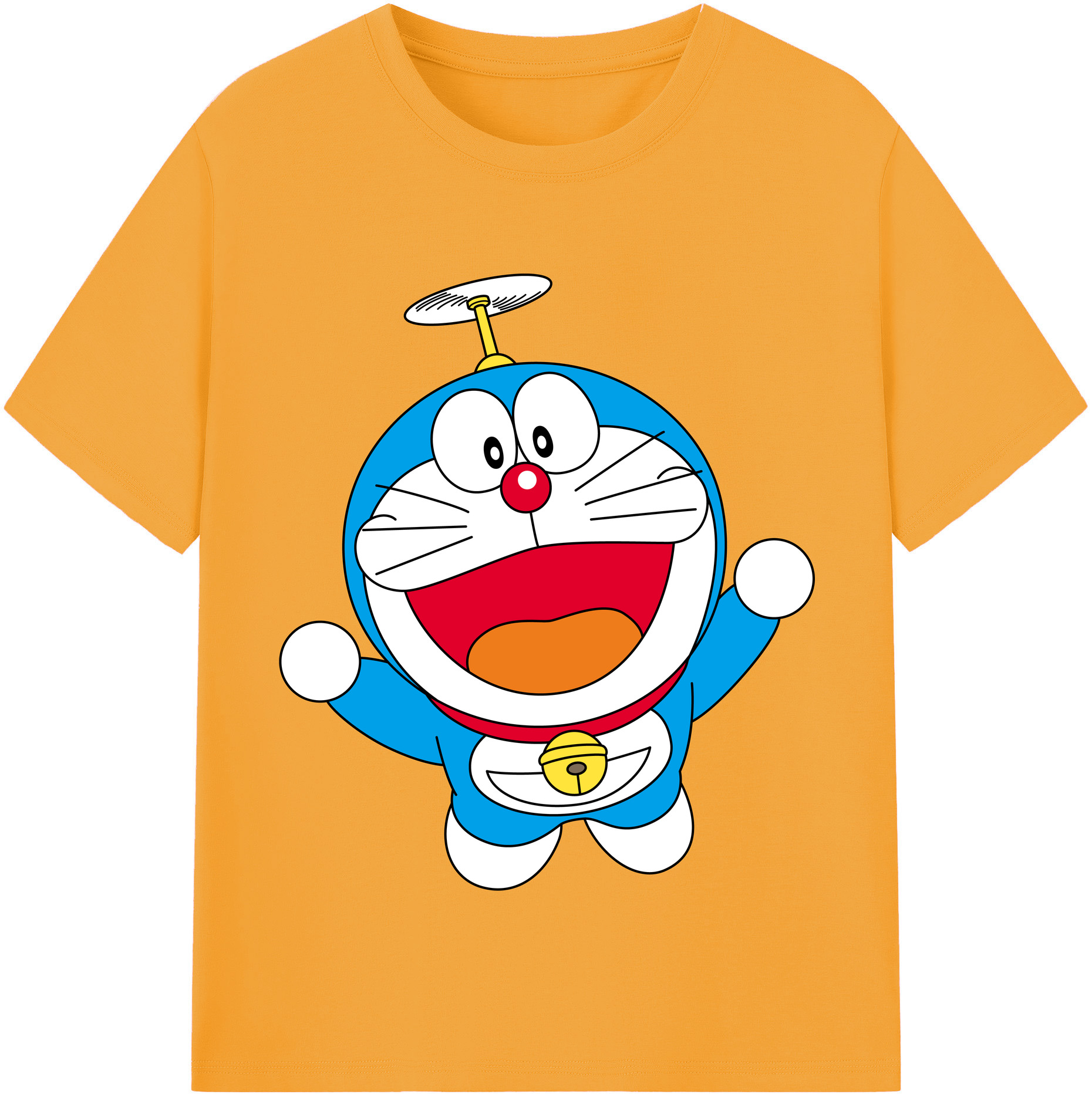 （画像用） ドラえもん Doraemon レディースカジュアルプリントTシャツ（綿100％）