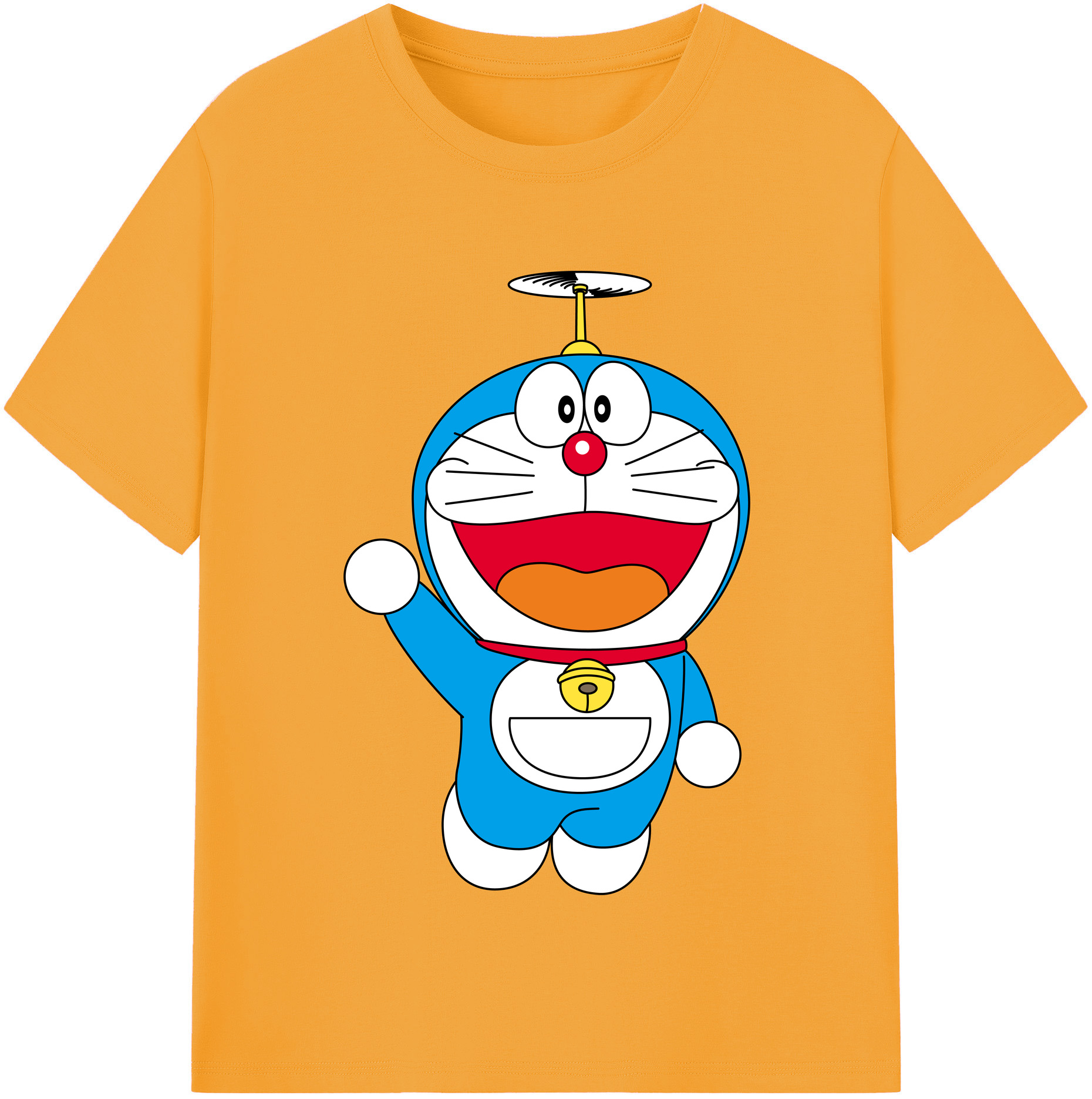 （画像用） ドラえもん Doraemon レディースカジュアルプリントTシャツ（綿100％）