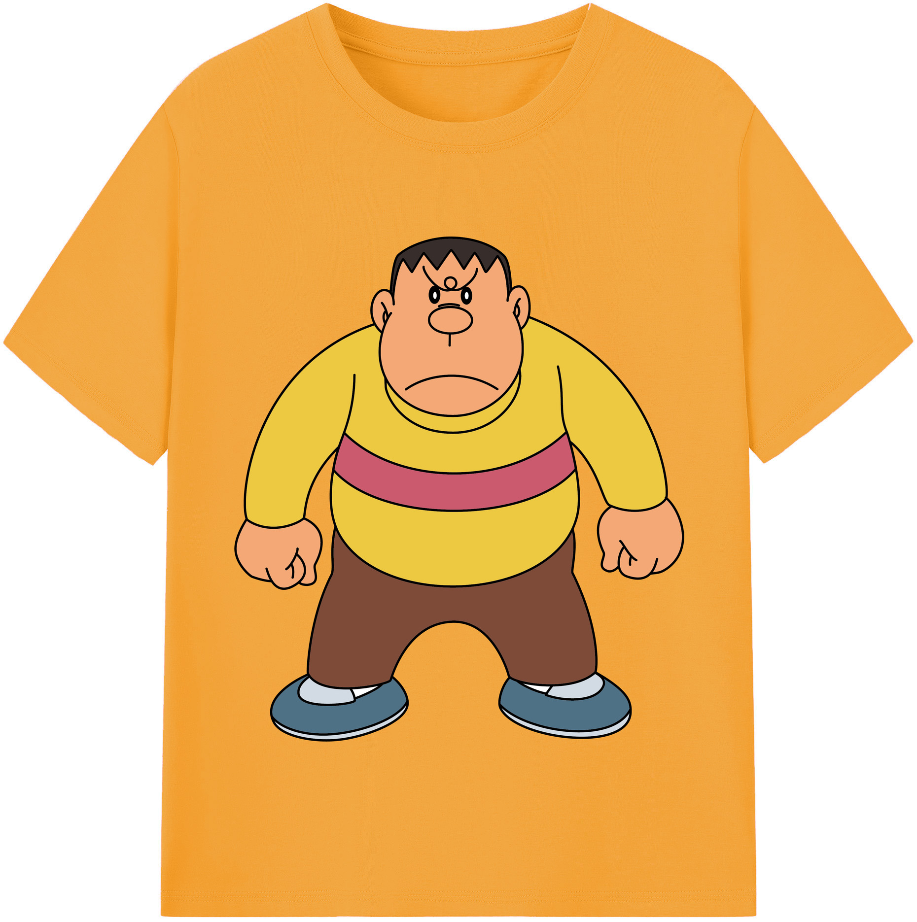 （画像用） ドラえもん 剛田武 Doraemon Gouta Takeshi レディースカジュアルプリントTシャツ（綿100％）