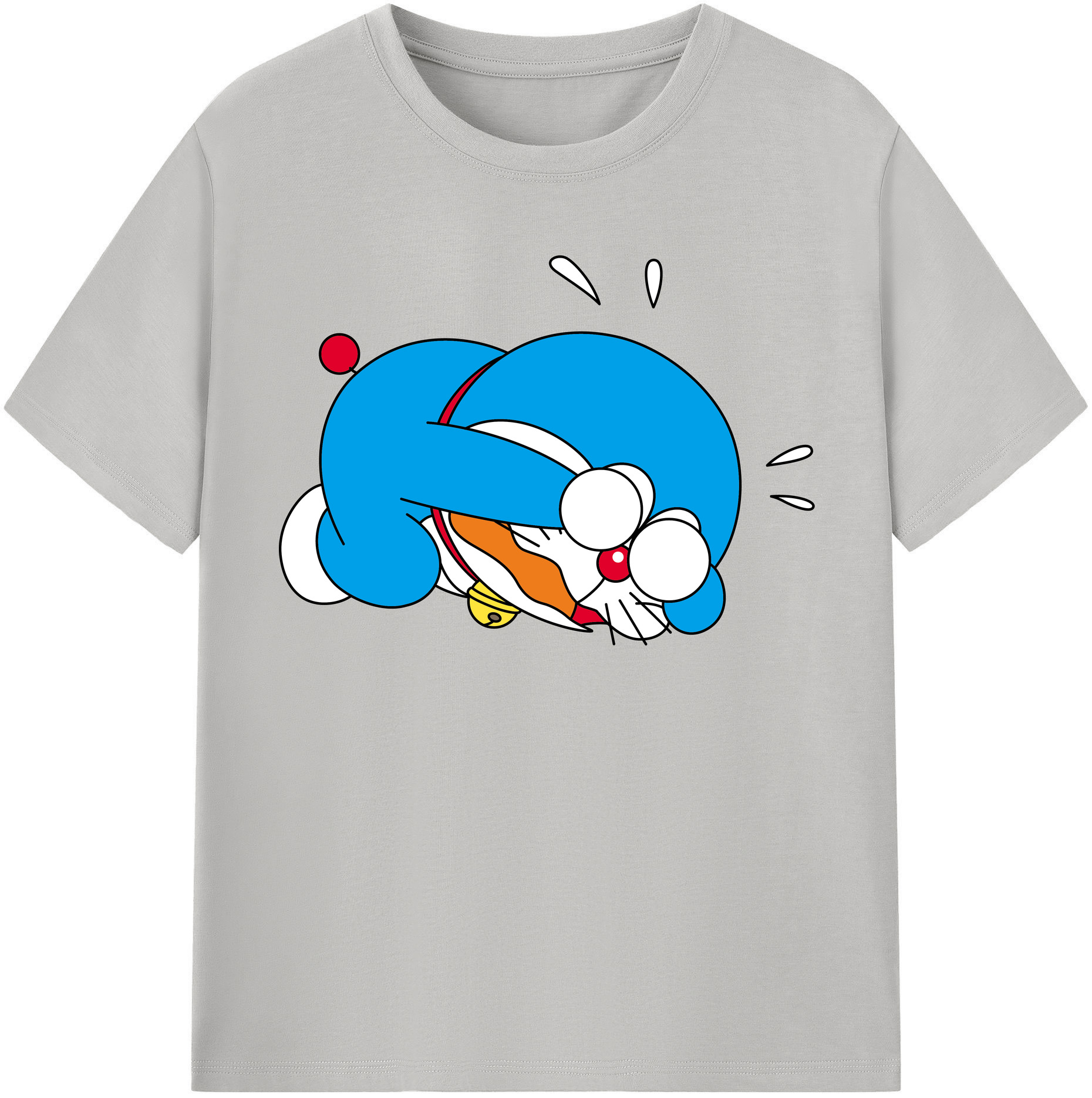 （画像用） ドラえもん Doraemon レディースカジュアルプリントTシャツ（綿100％）