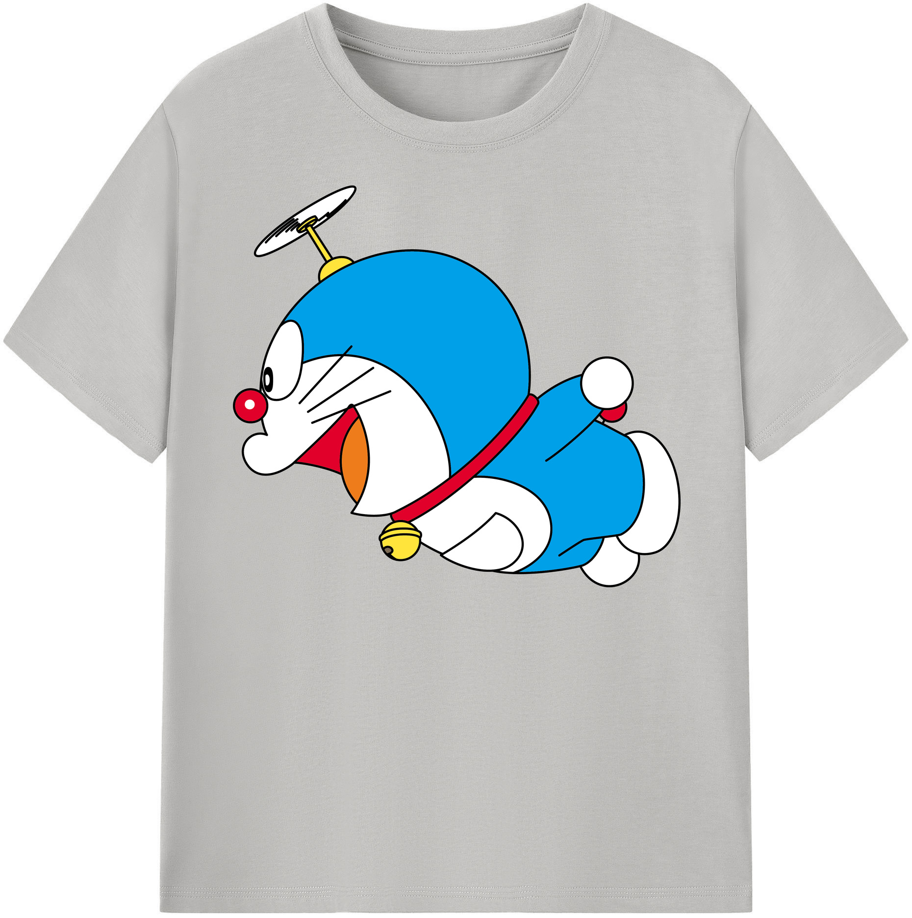 （画像用） ドラえもん Doraemon レディースカジュアルプリントTシャツ（綿100％）