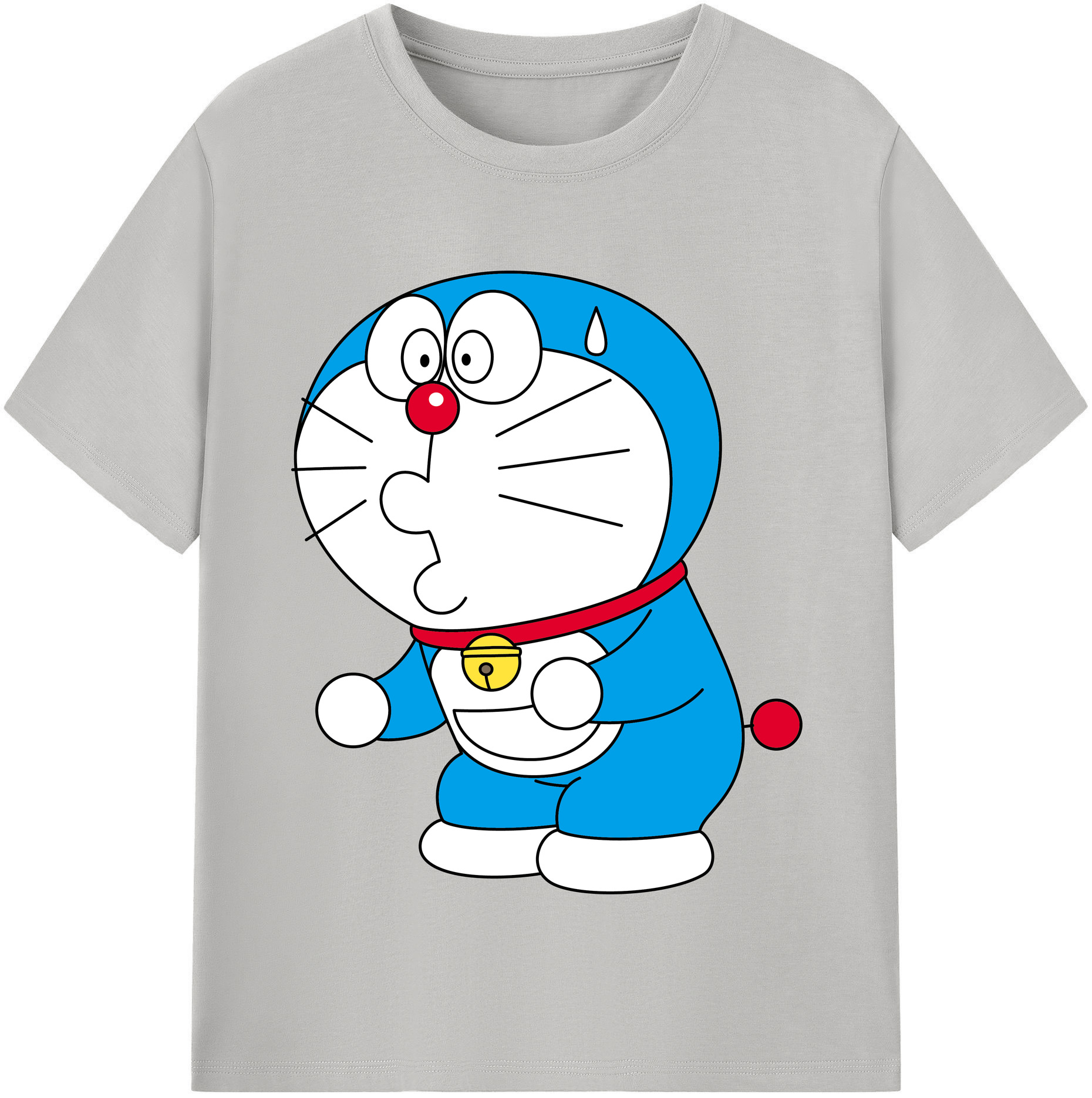 （画像用） ドラえもん Doraemon レディースカジュアルプリントTシャツ（綿100％）