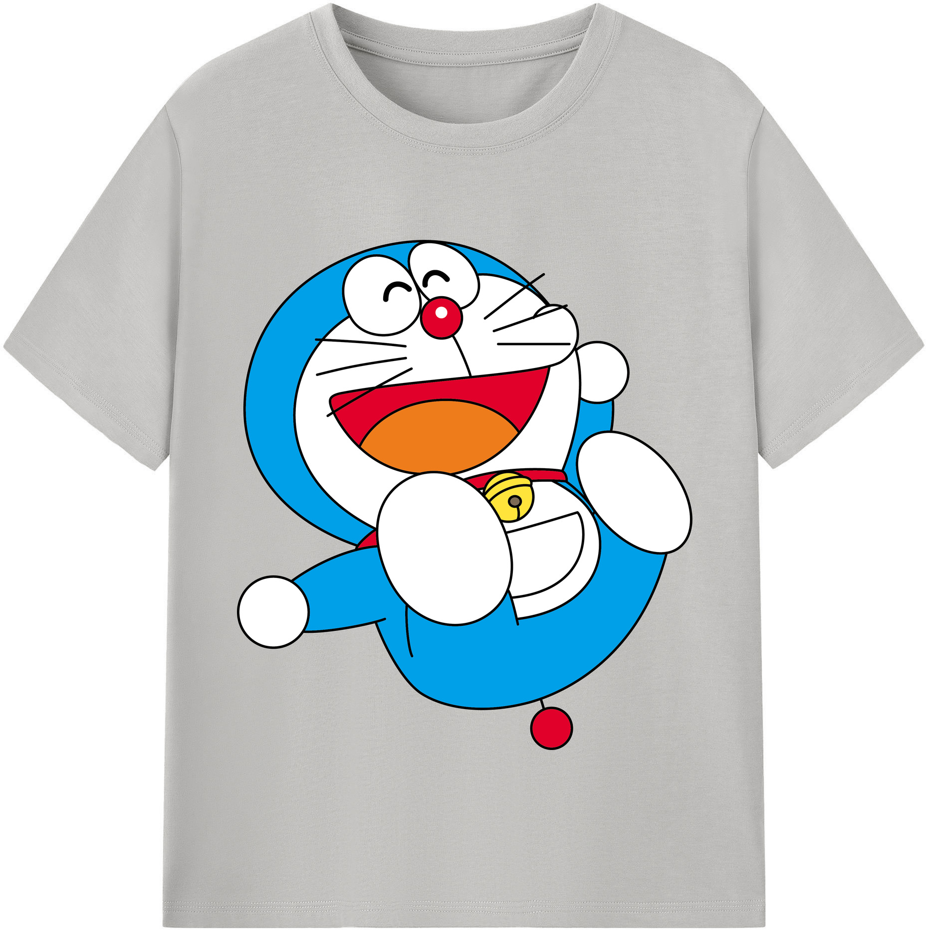 （画像用） ドラえもん Doraemon レディースカジュアルプリントTシャツ（綿100％）