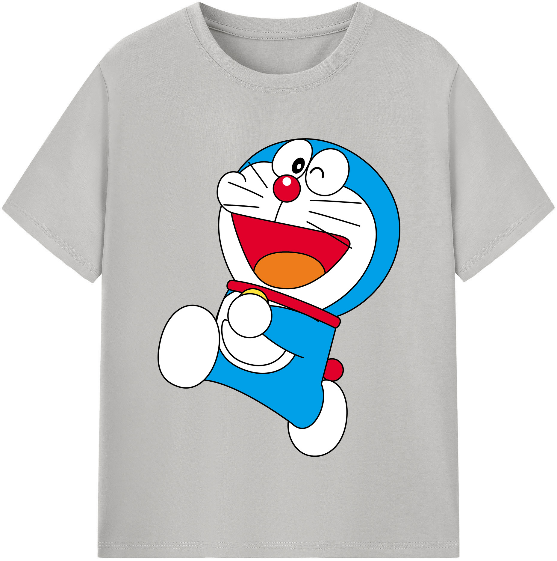（画像用） ドラえもん Doraemon レディースカジュアルプリントTシャツ（綿100％）