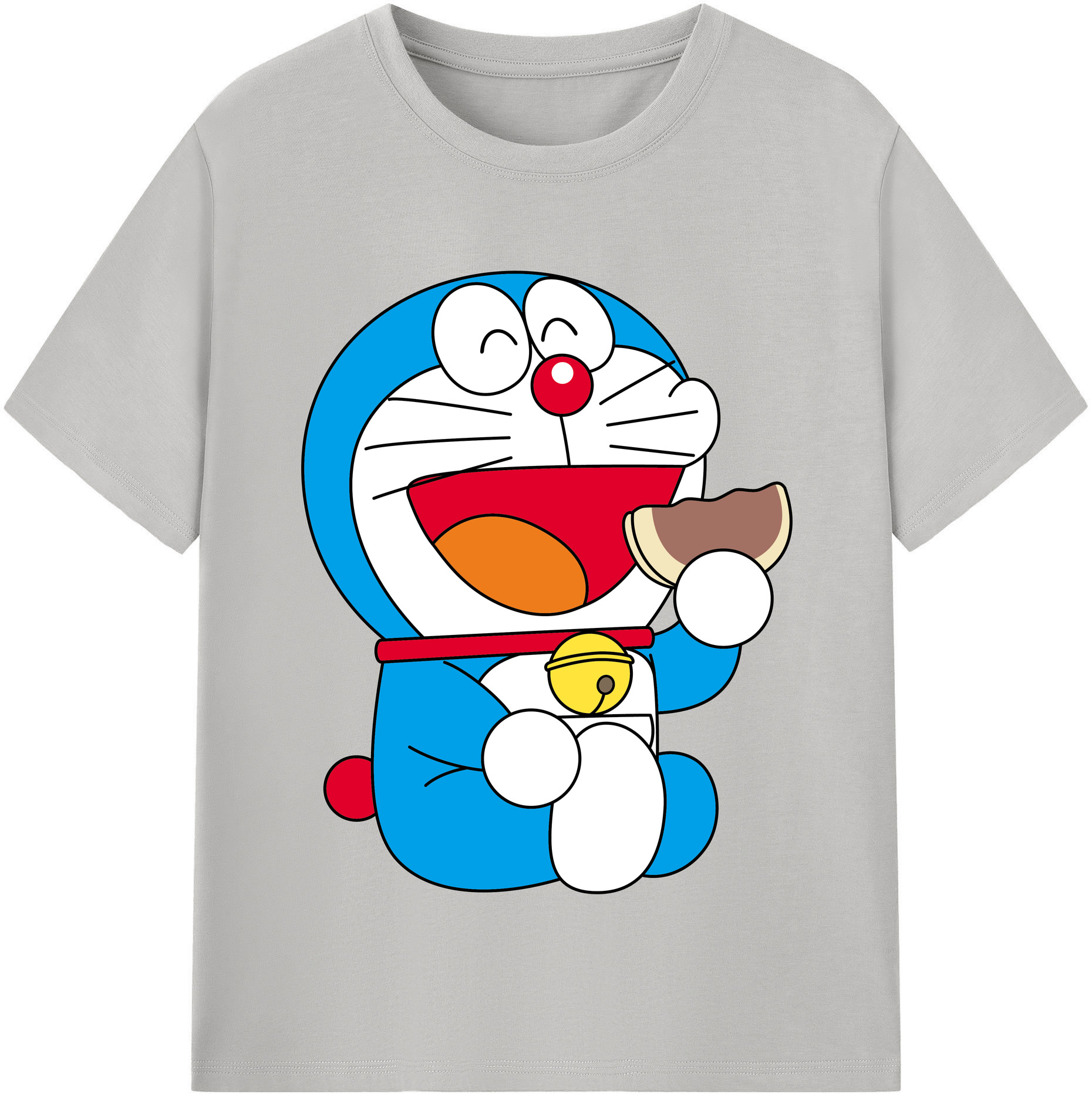 （画像用） ドラえもん Doraemon レディースカジュアルプリントTシャツ（綿100％）