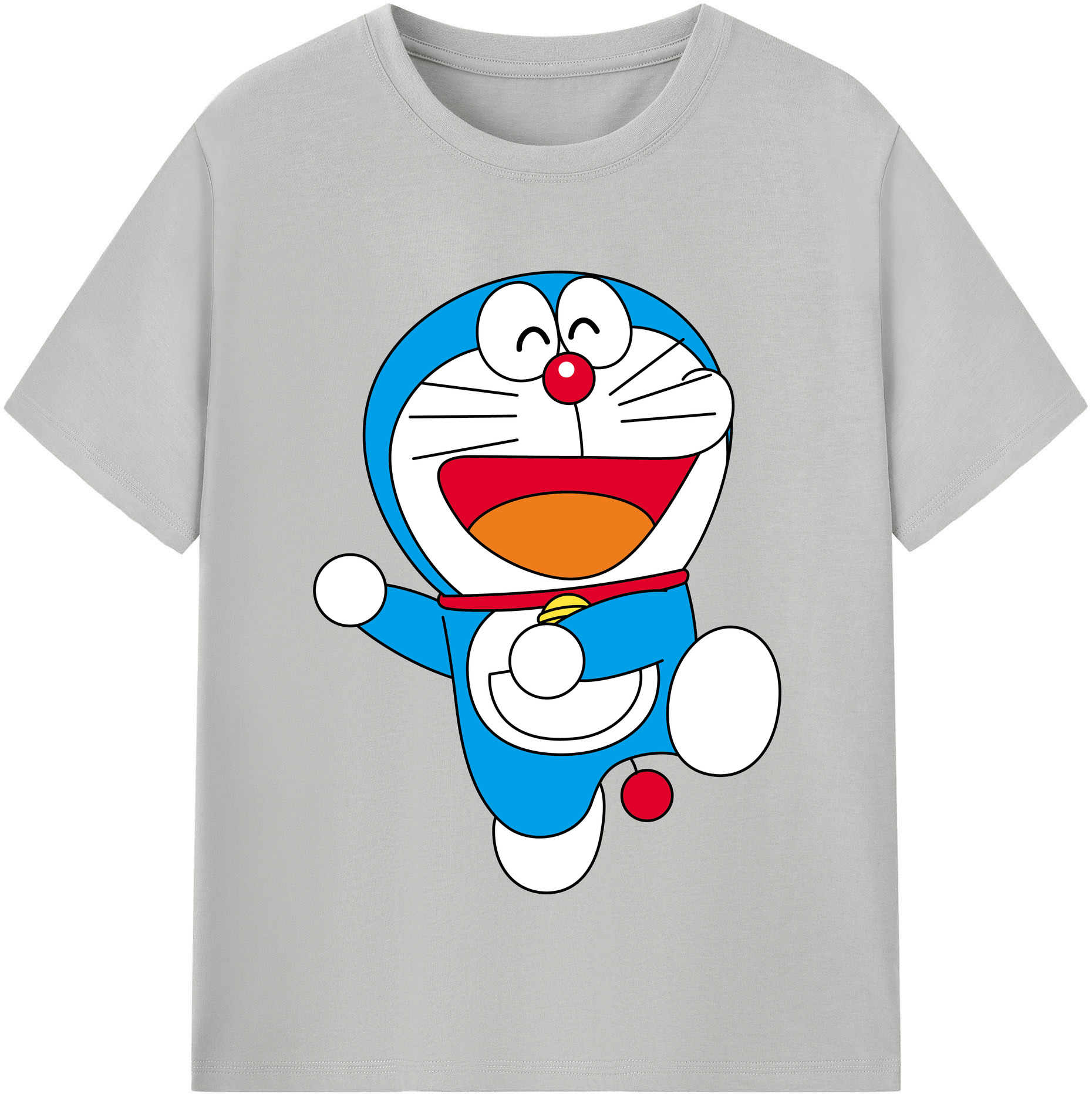 （画像用） ドラえもん Doraemon レディースカジュアルプリントTシャツ（綿100％）