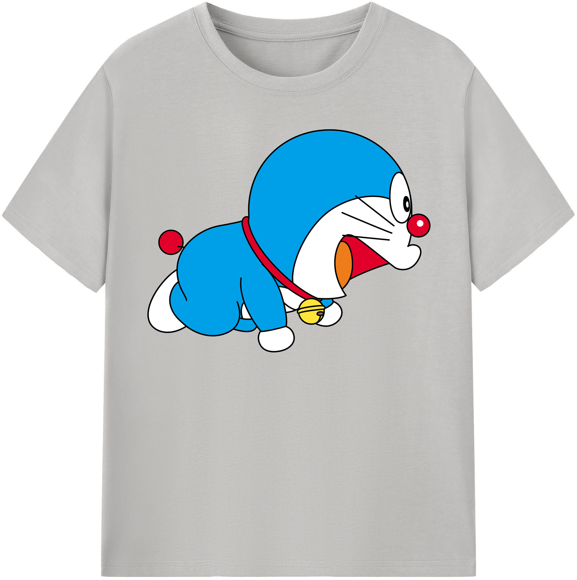 （画像用） ドラえもん Doraemon レディースカジュアルプリントTシャツ（綿100％）