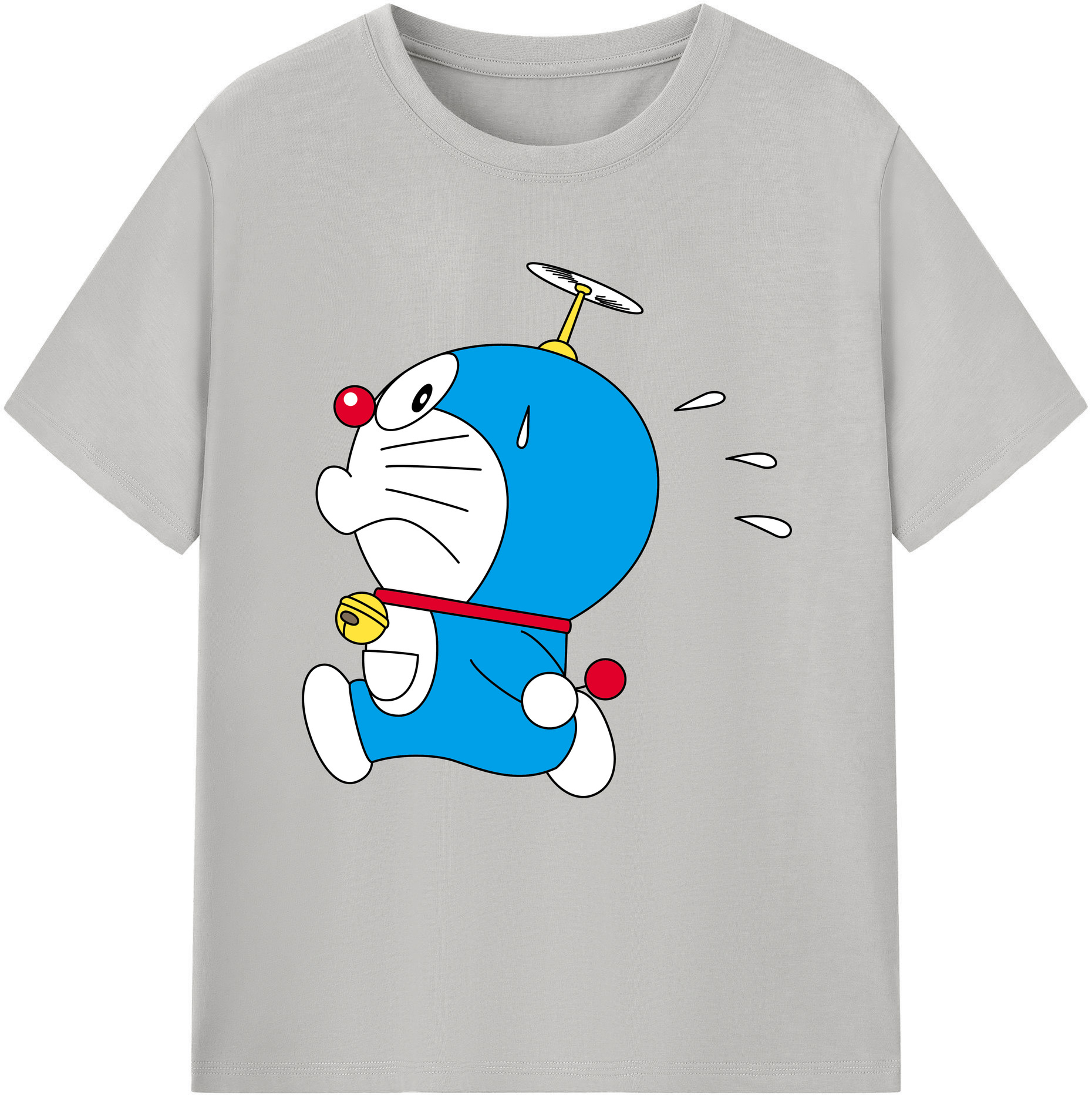 （画像用） ドラえもん Doraemon レディースカジュアルプリントTシャツ（綿100％）